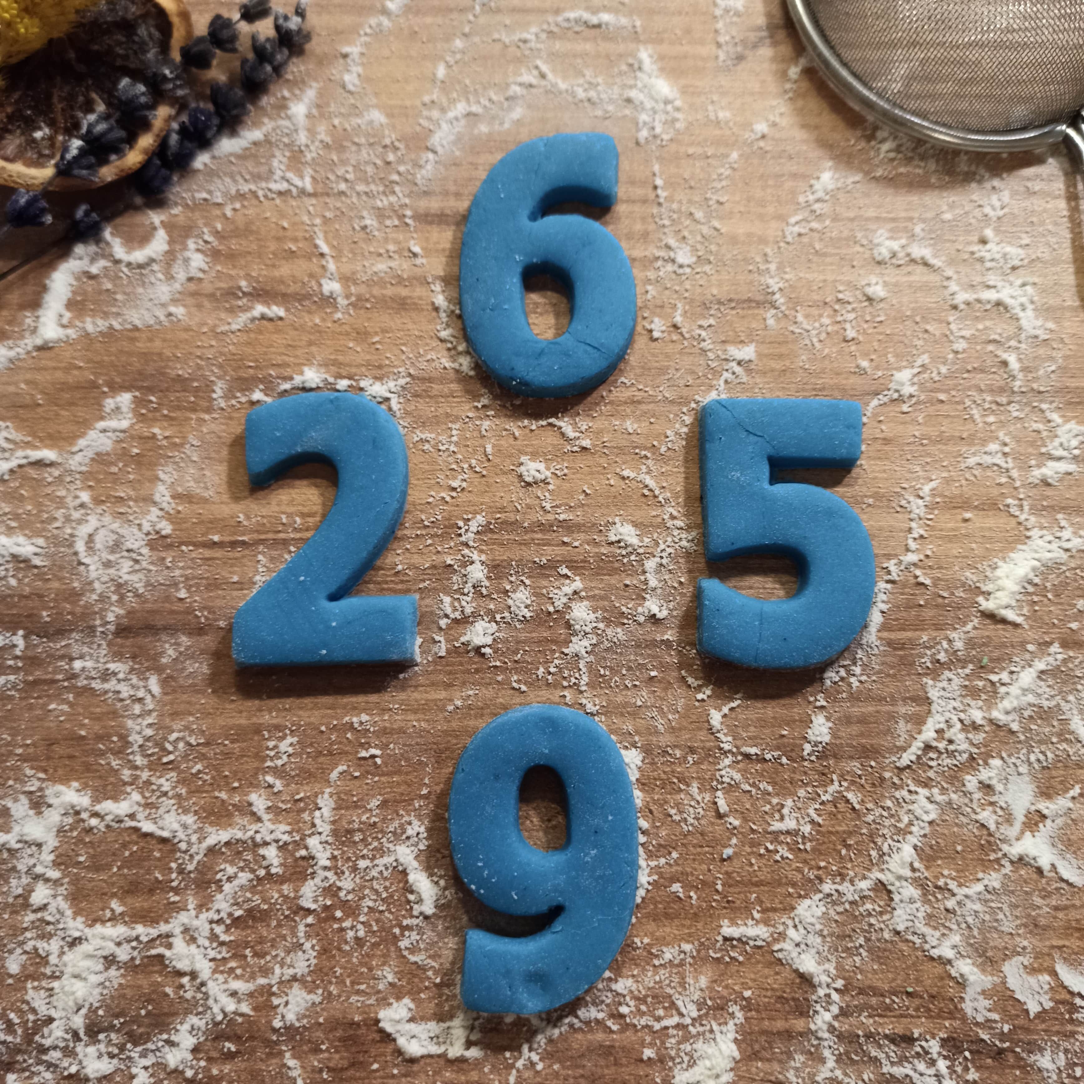 Numbers Cookie Cutter Set - Clay-Fondant Cutters 3D print model_3