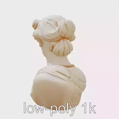 Elegant Roman Figure with Intricate Jewelry and Hairstyle