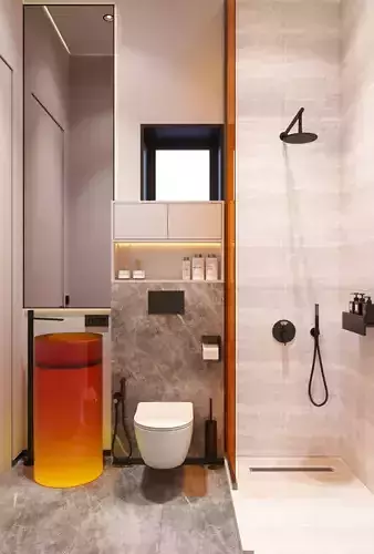 white bathroom