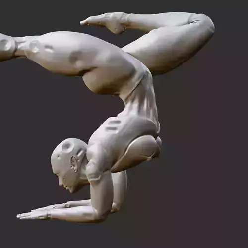 Busty Steampunk Anime Girl NSFW 3D Model STL