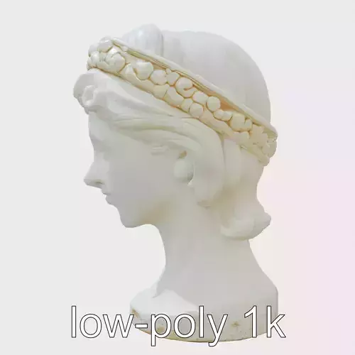 Roman Noble Bust with Ornamental Headband