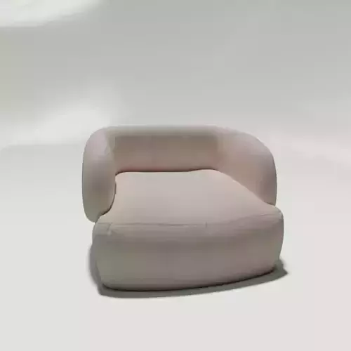 Japandi style armchair