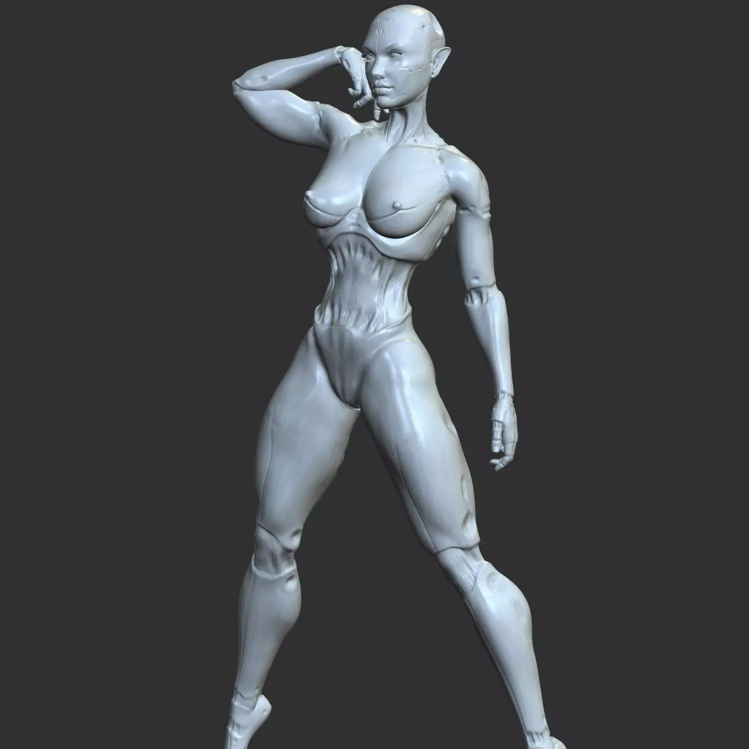 sexy robot 3D print model_0