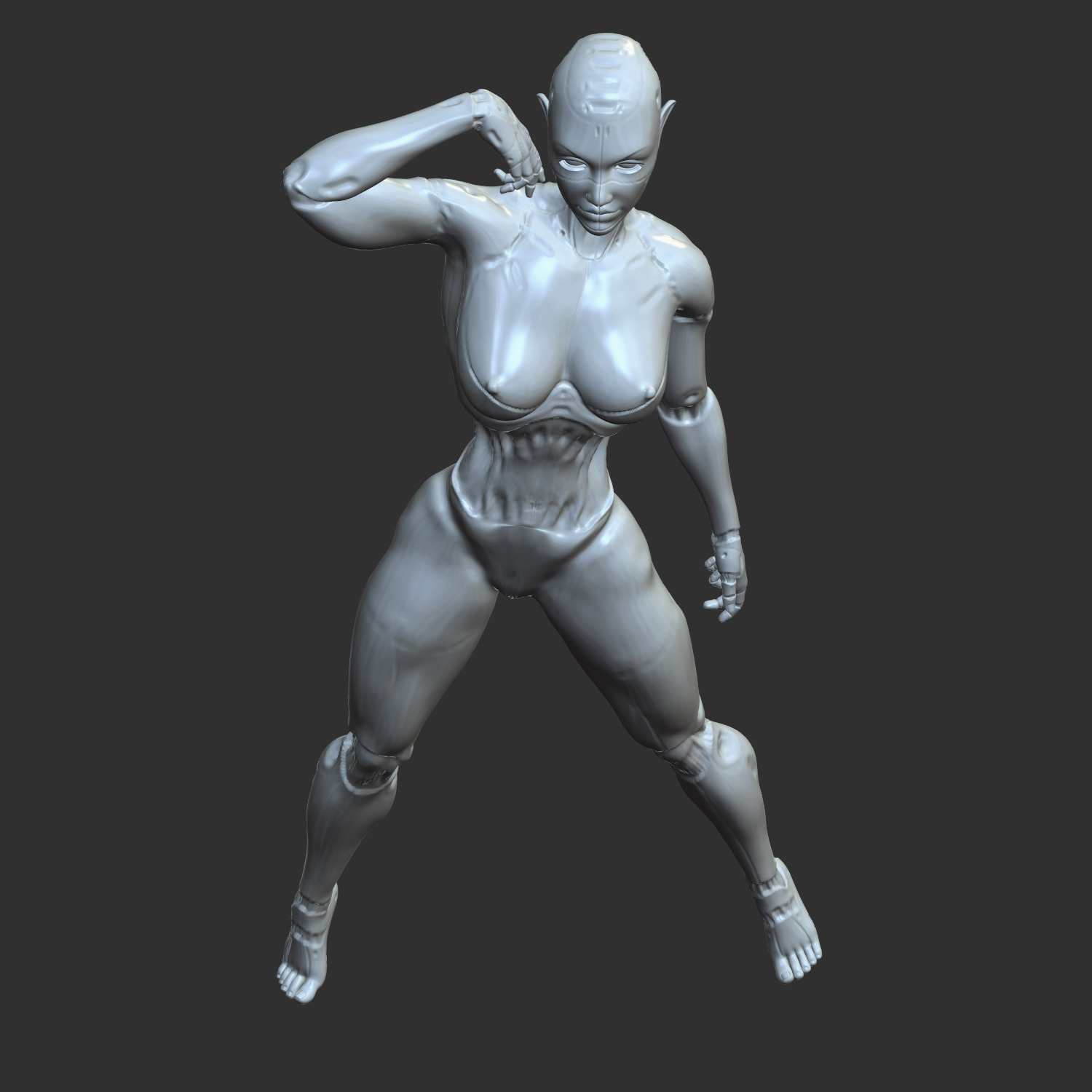 sexy robot 3D print model_5