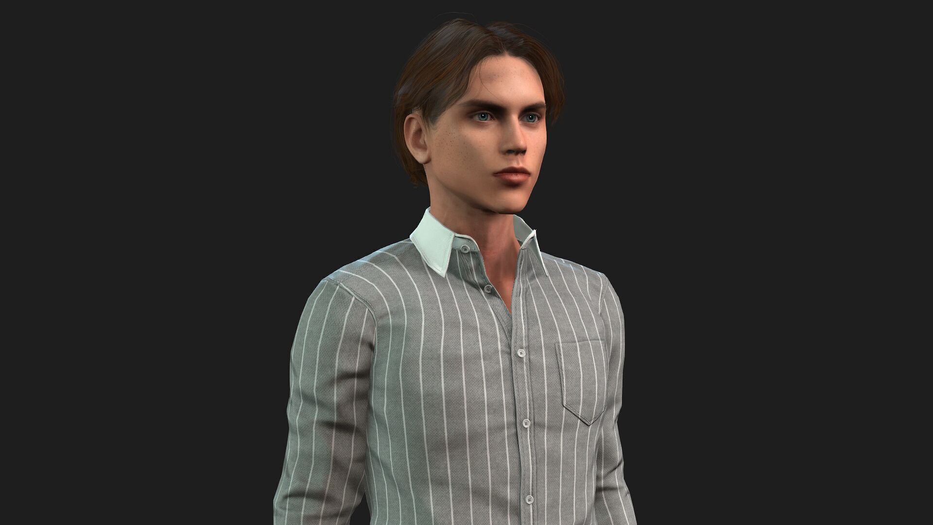 Realistic 3D Male Character 3D model_7