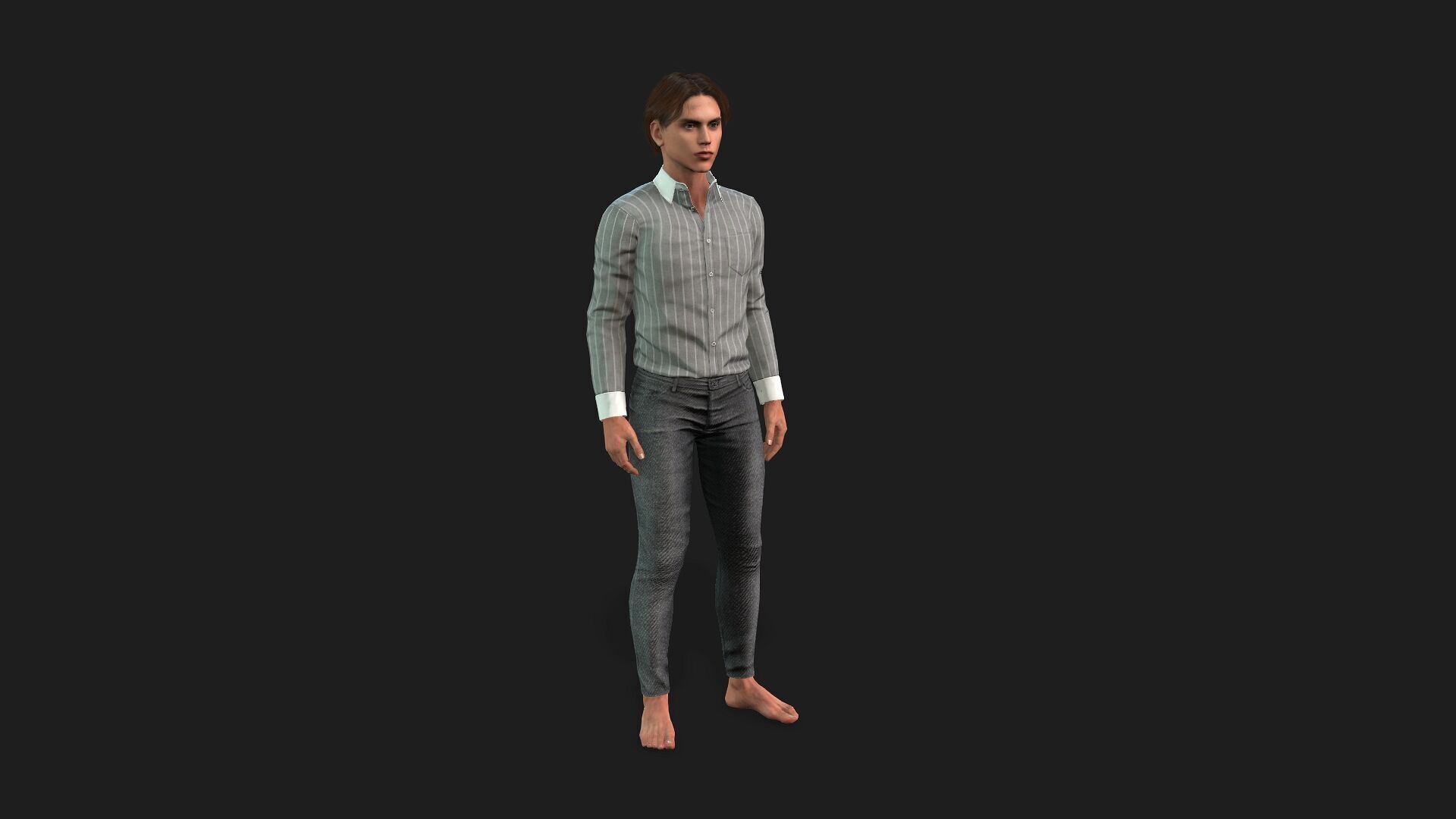 Realistic 3D Male Character 3D model_8