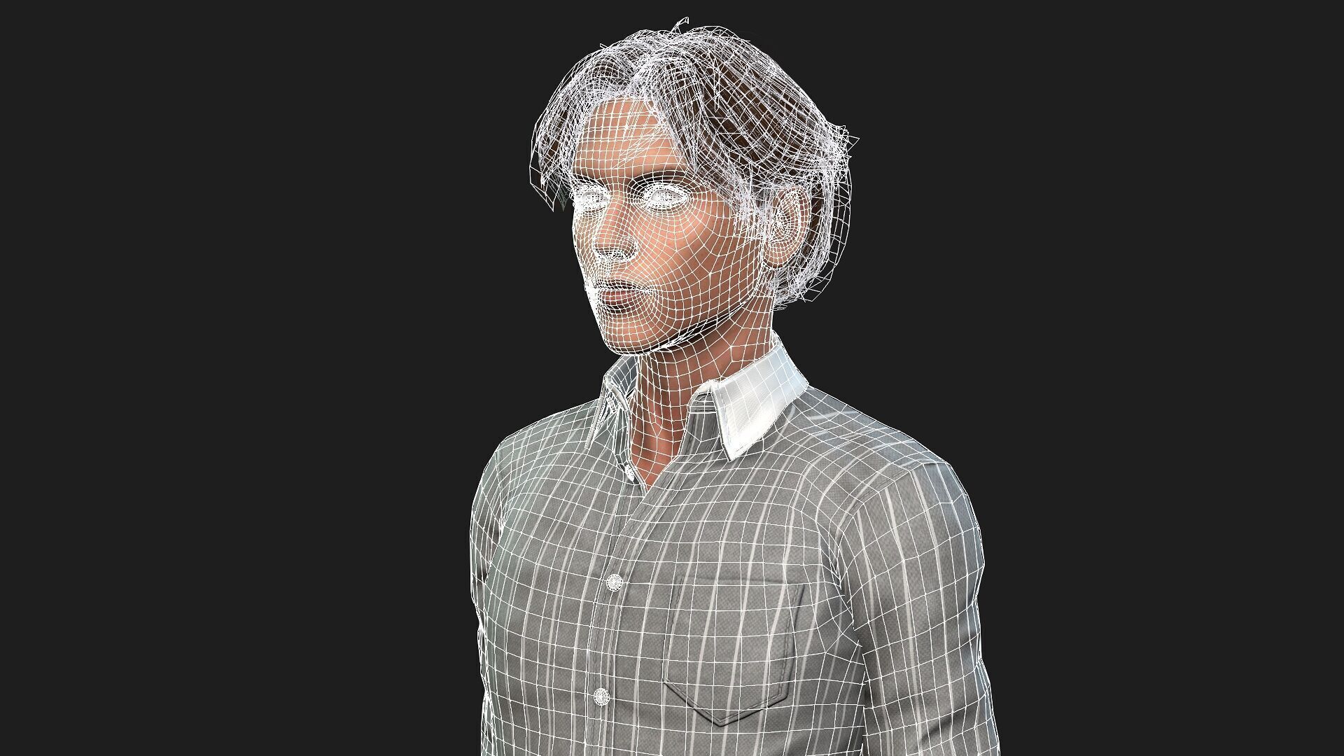 Realistic 3D Male Character 3D model_16
