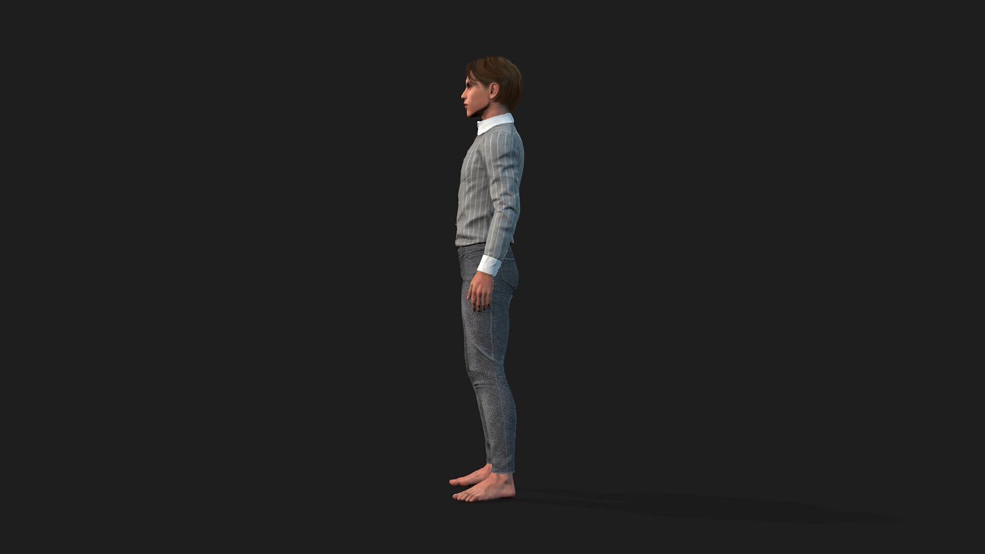 Realistic 3D Male Character 3D model_3