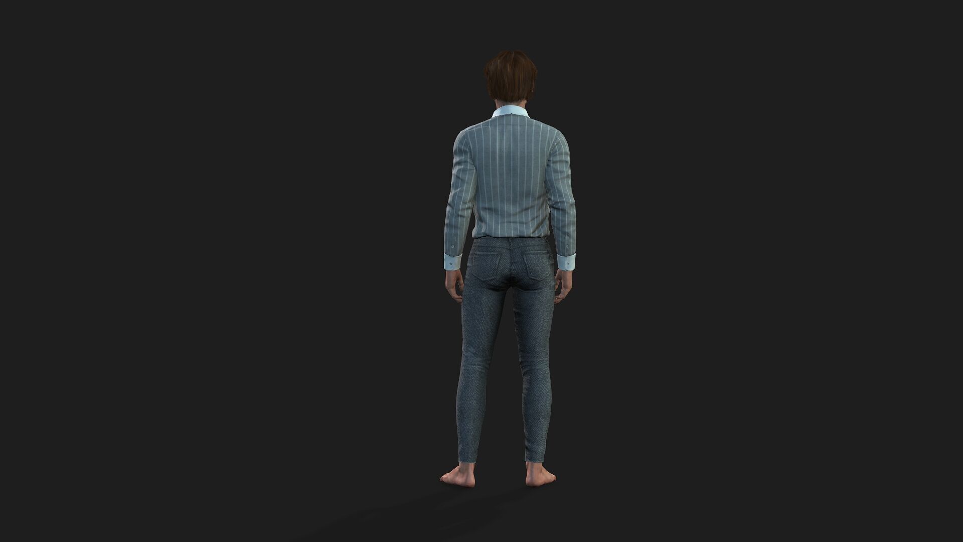 Realistic 3D Male Character 3D model_4