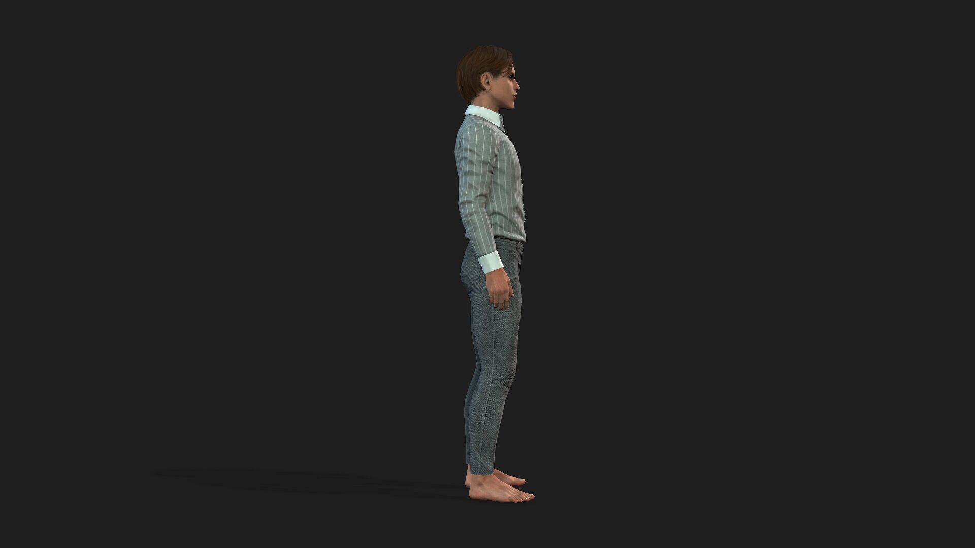 Realistic 3D Male Character 3D model_2