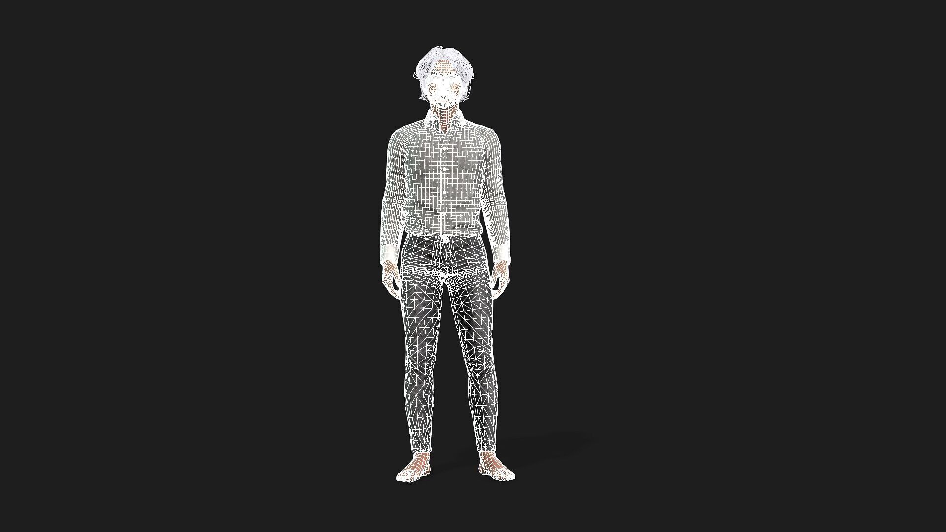 Realistic 3D Male Character 3D model_10