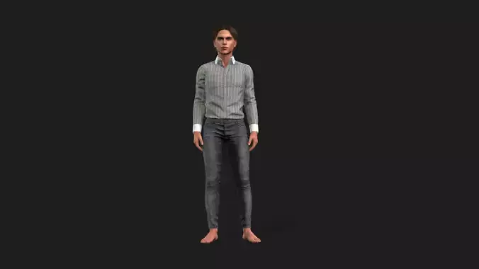 Realistic 3D Male Character