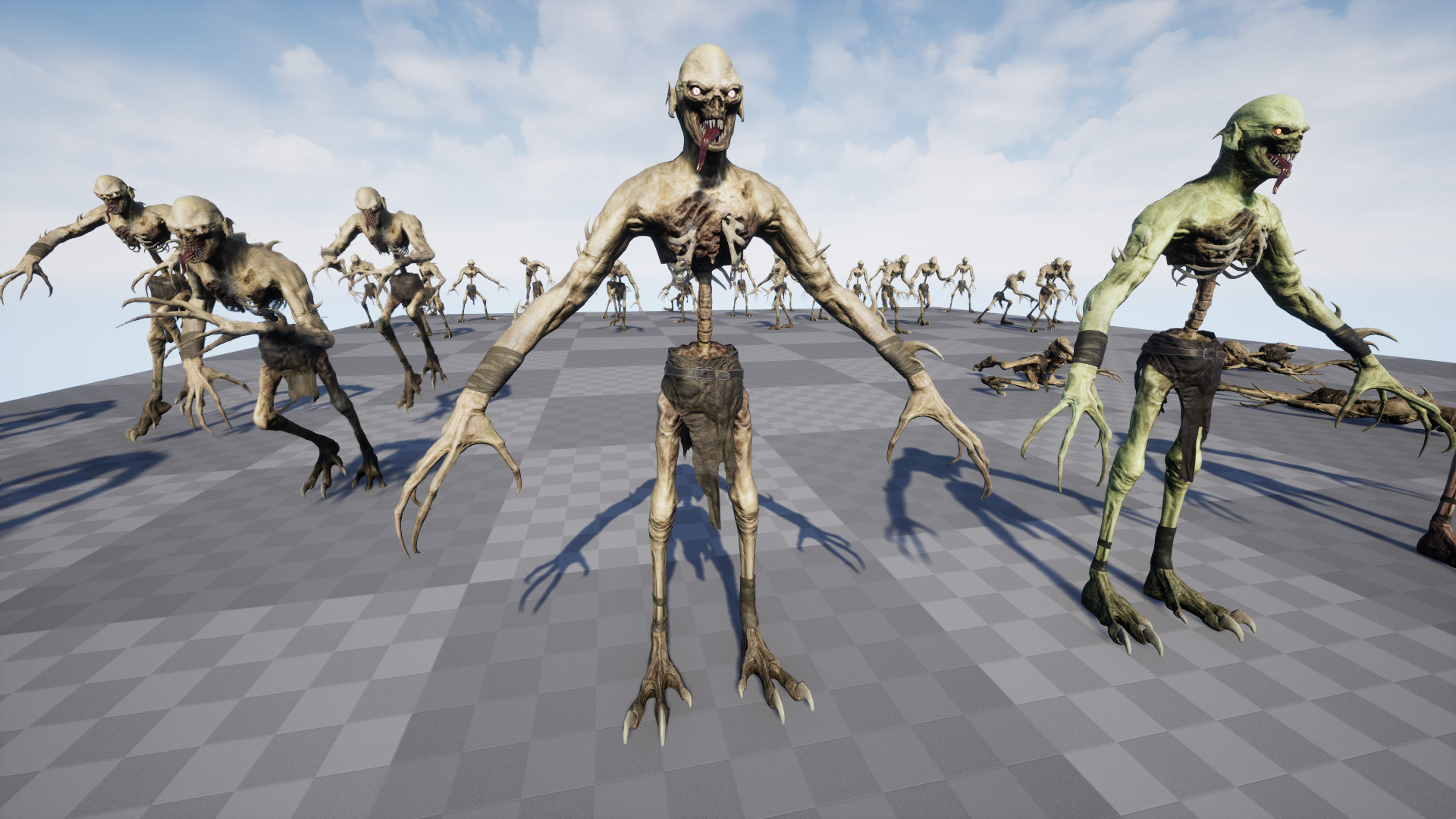 Ghoul Undead Low-poly 3D model_18