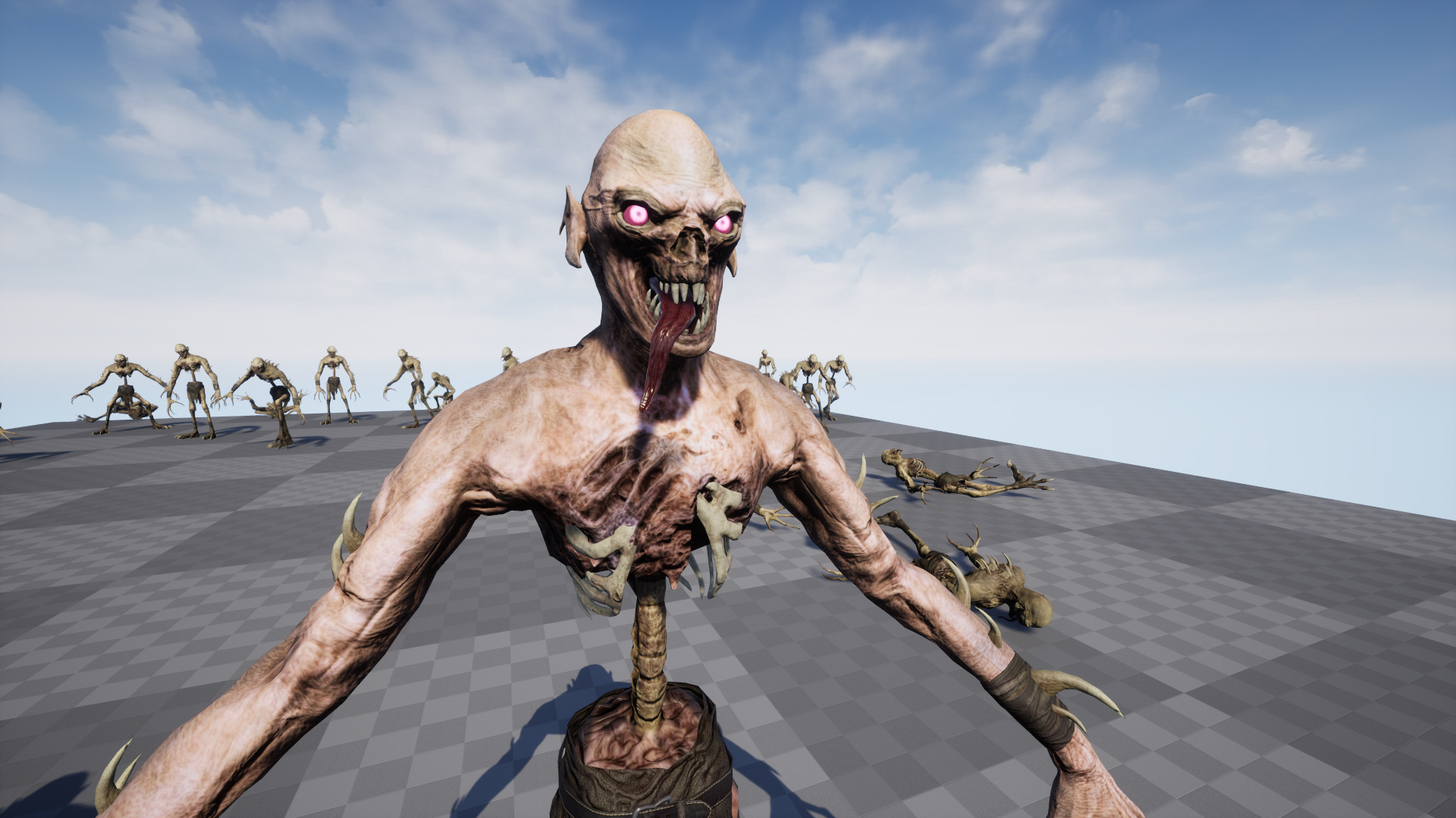 Ghoul Undead Low-poly 3D model_23