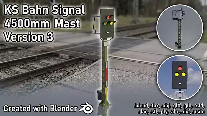 Railway KS-Signal 4500mm Version-3 