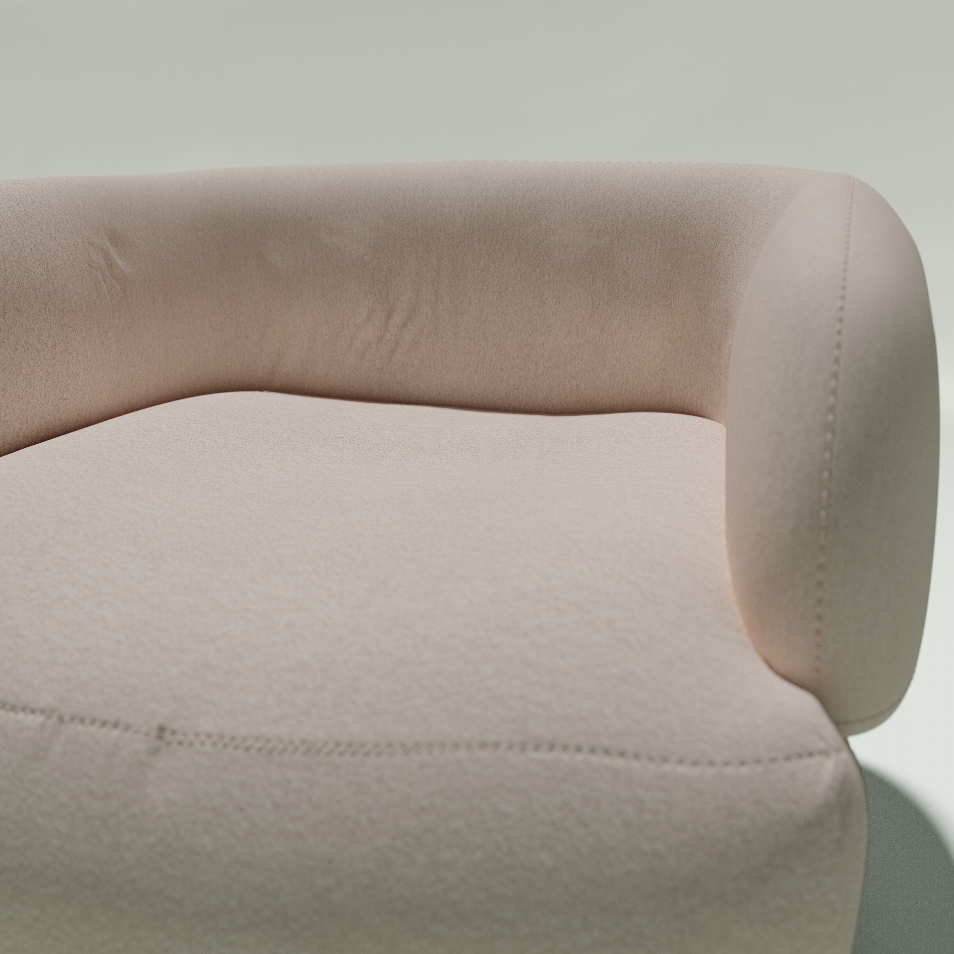 Japandi style Sofa 3D model 3D model_2