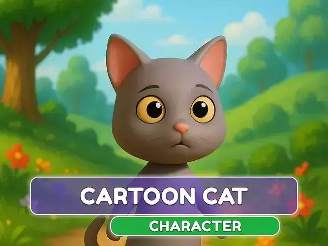 Cartoon Cat v001