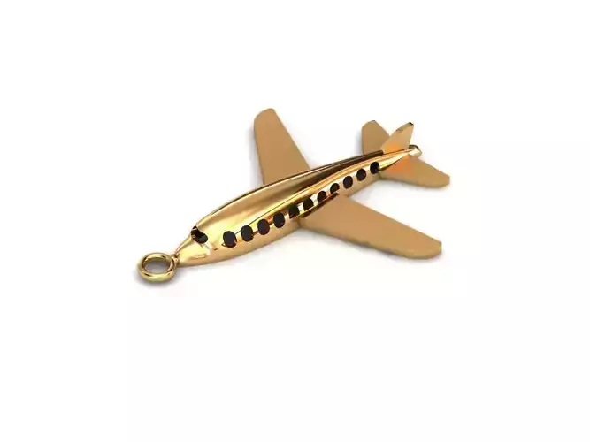 Air-plane Pendant 3D print model