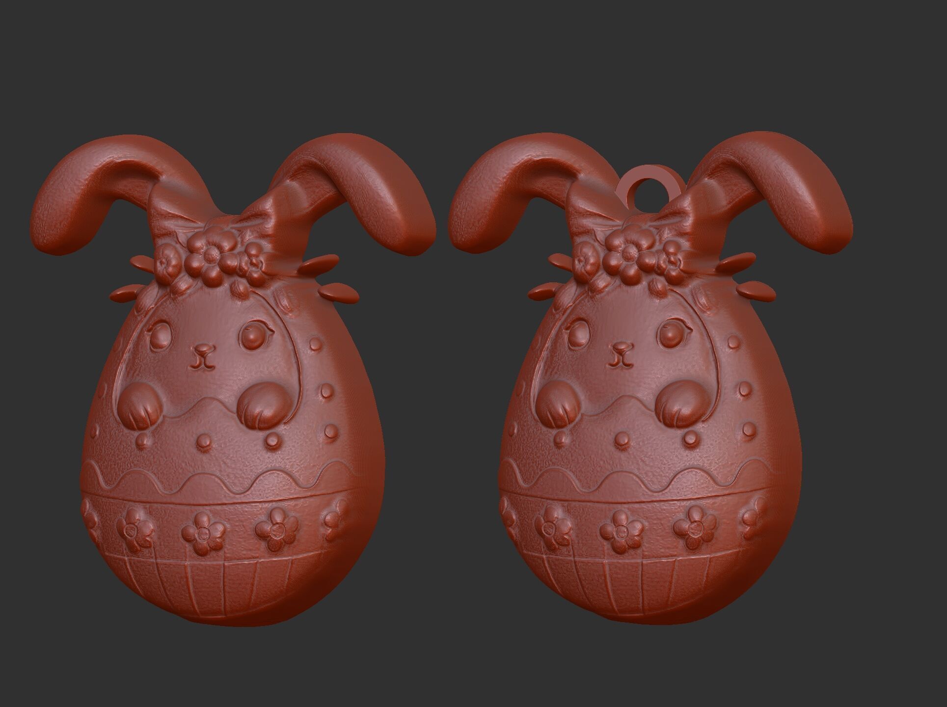Easter egg bunny decor 3 3D print model_5