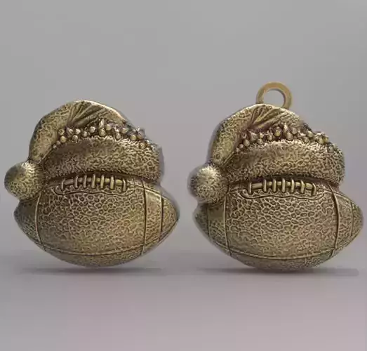 christmas tree football decoration 3D print model