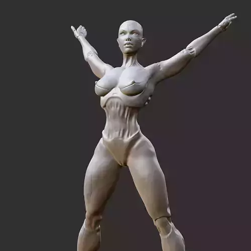Sexy Hentai Babe NSFW STL Model