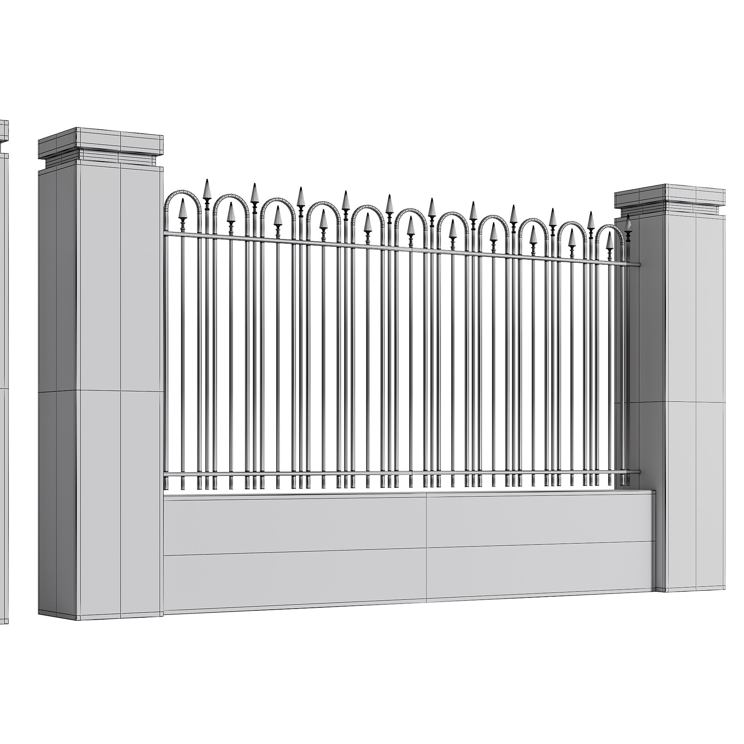Fencing 24 3D model_14