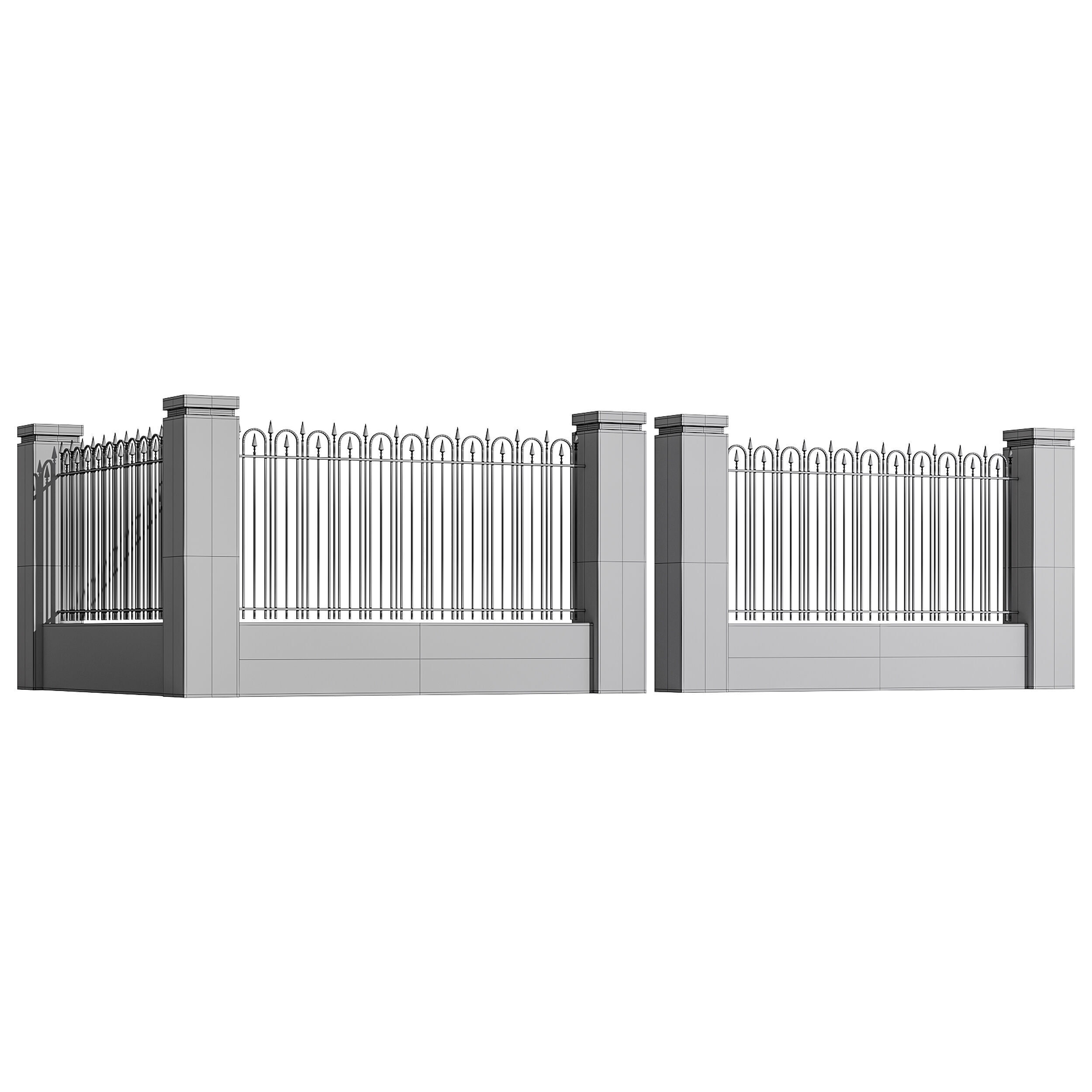 Fencing 24 3D model_13