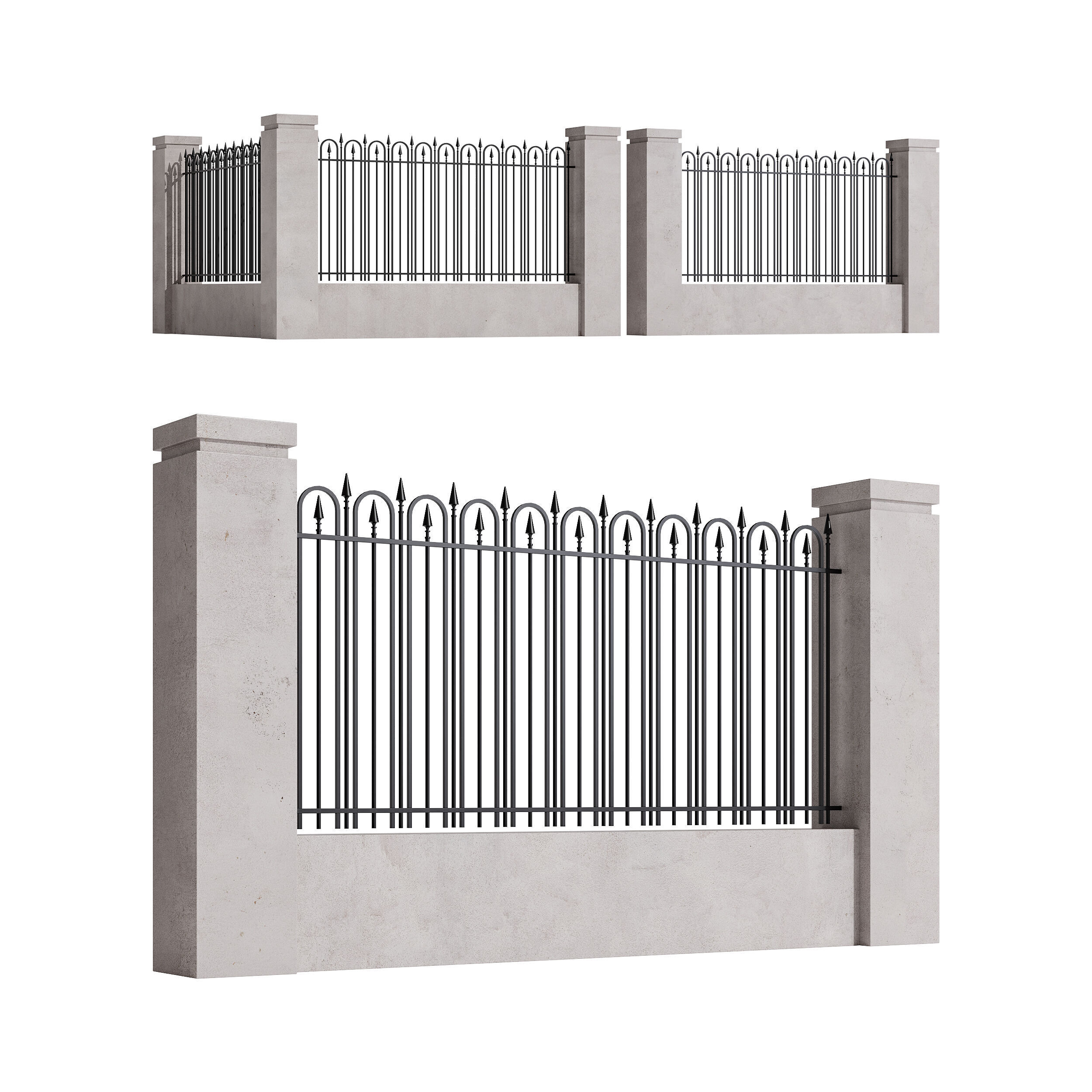 Fencing 24 3D model_2