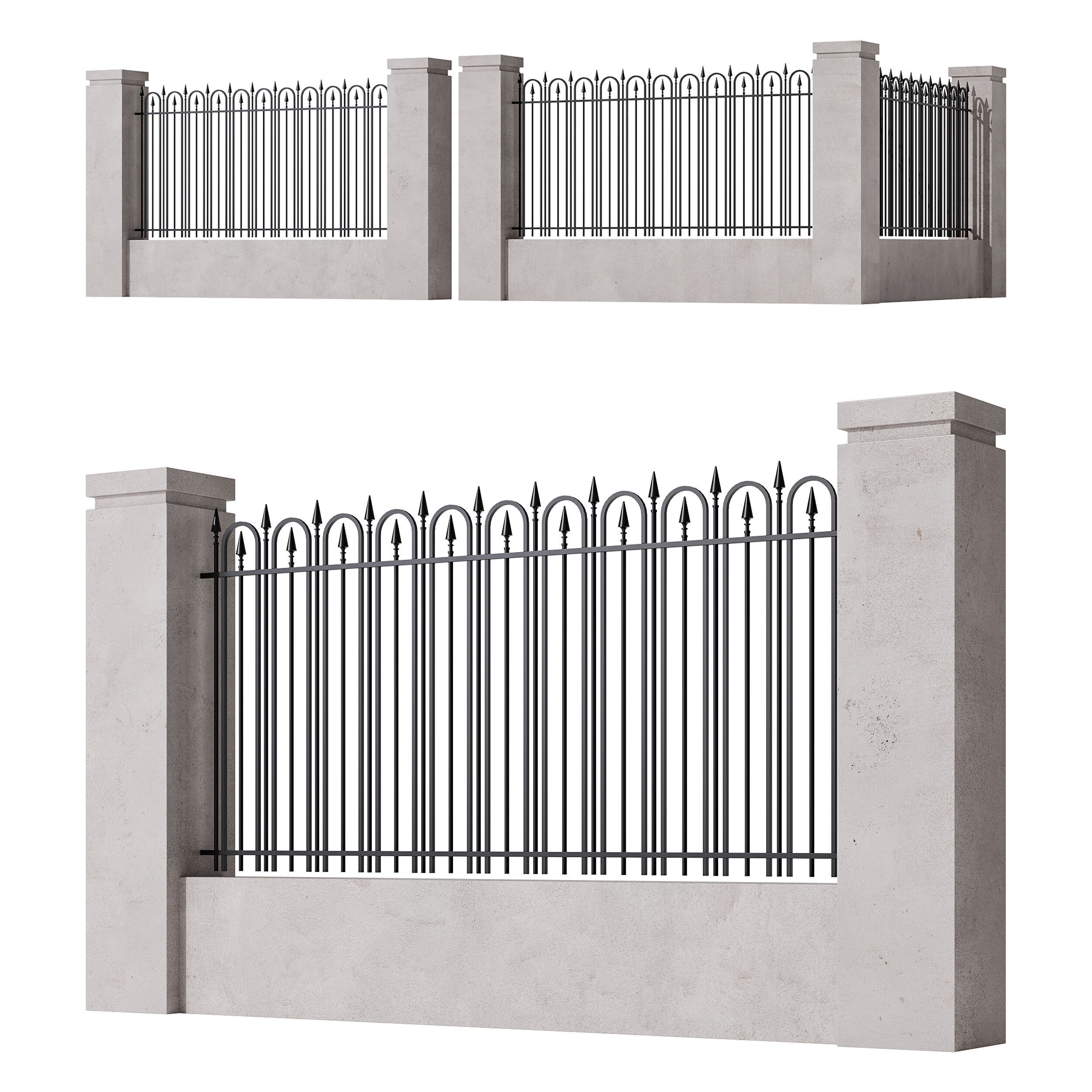 Fencing 24 3D model_9