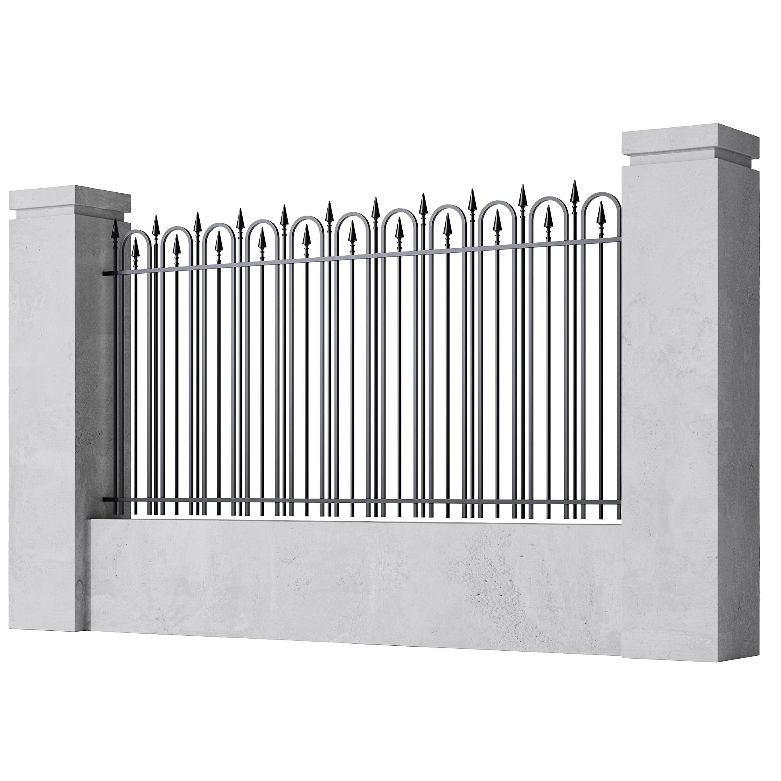 Fencing 24 3D model_7