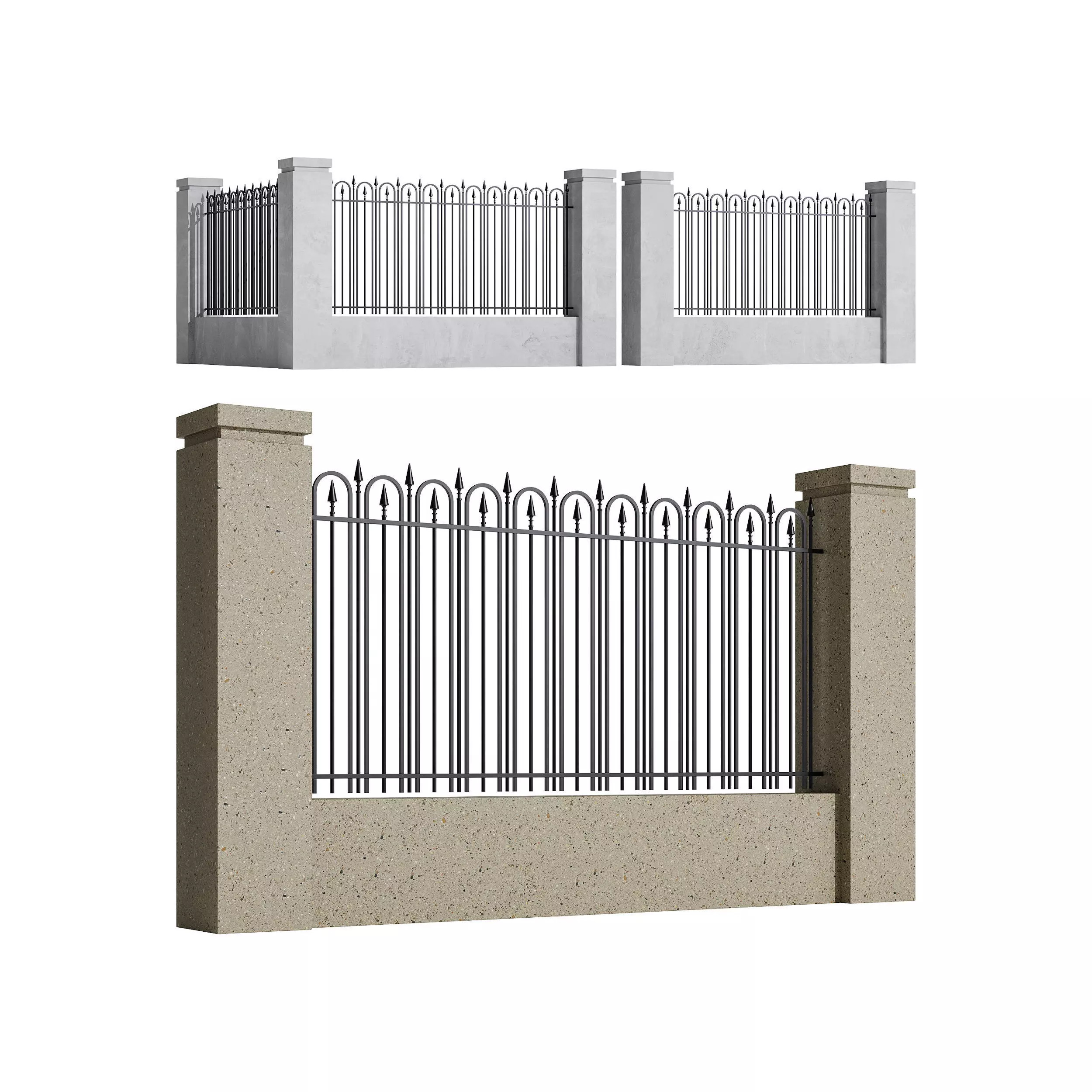 Fencing 24 3D model_0