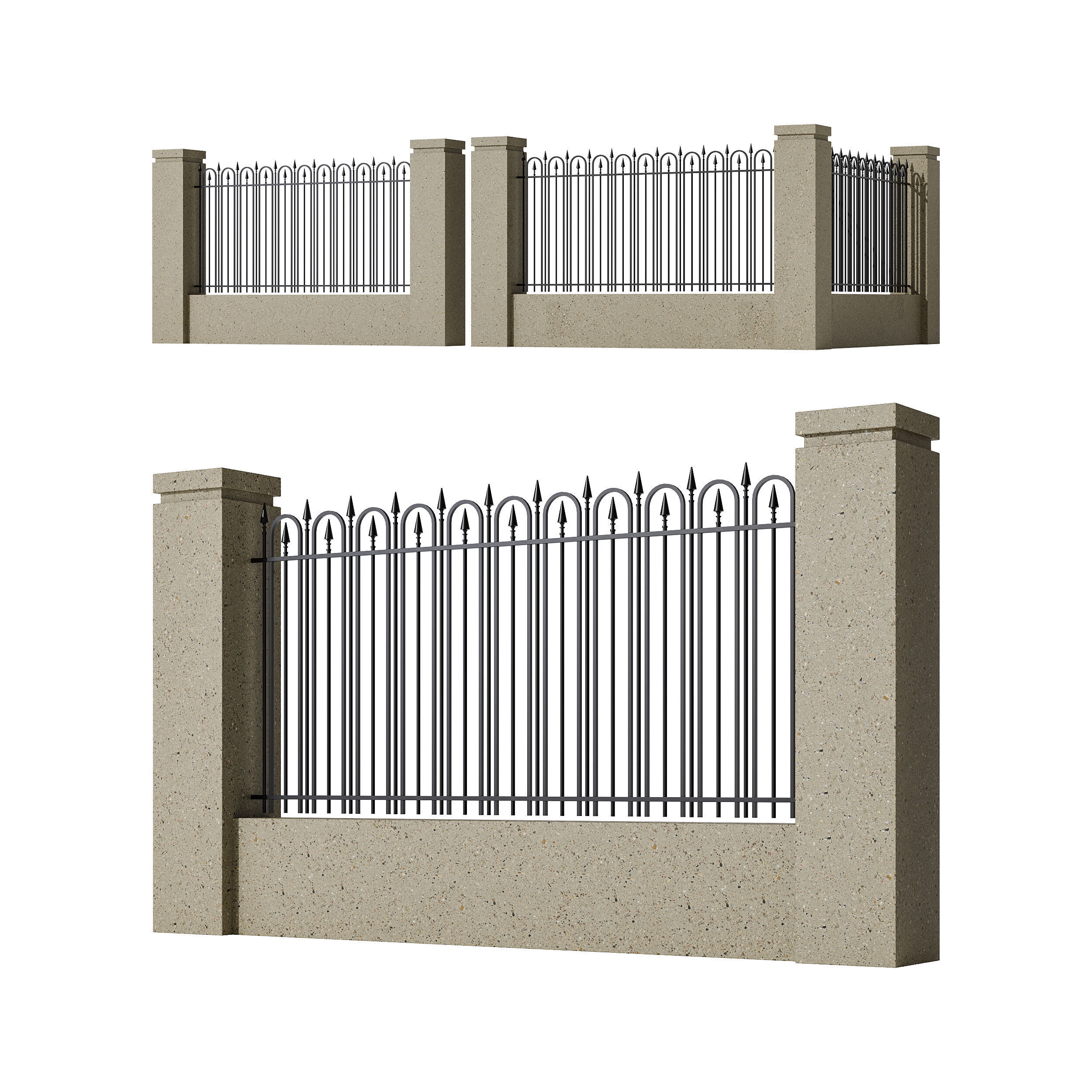 Fencing 24 3D model_12