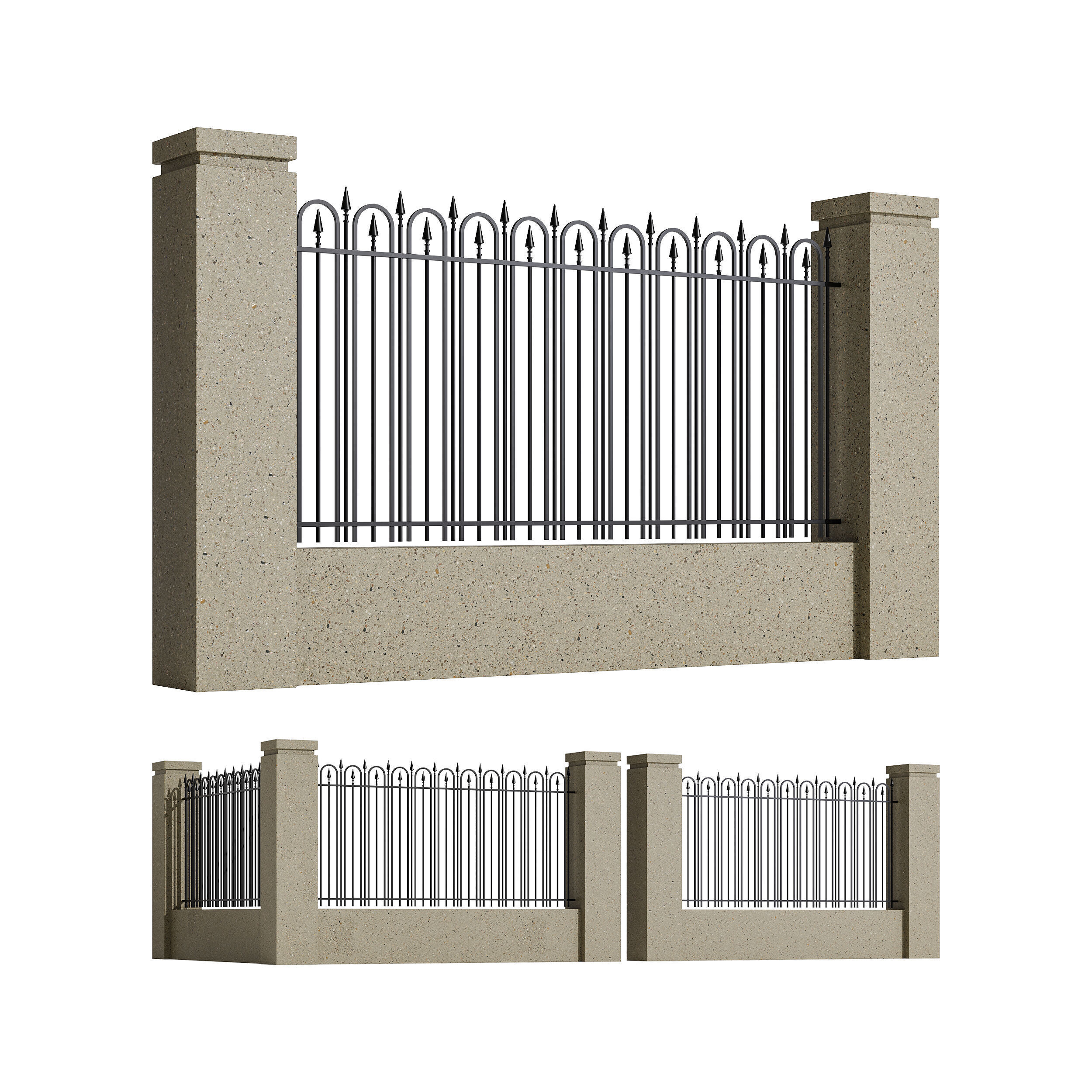 Fencing 24 3D model_3