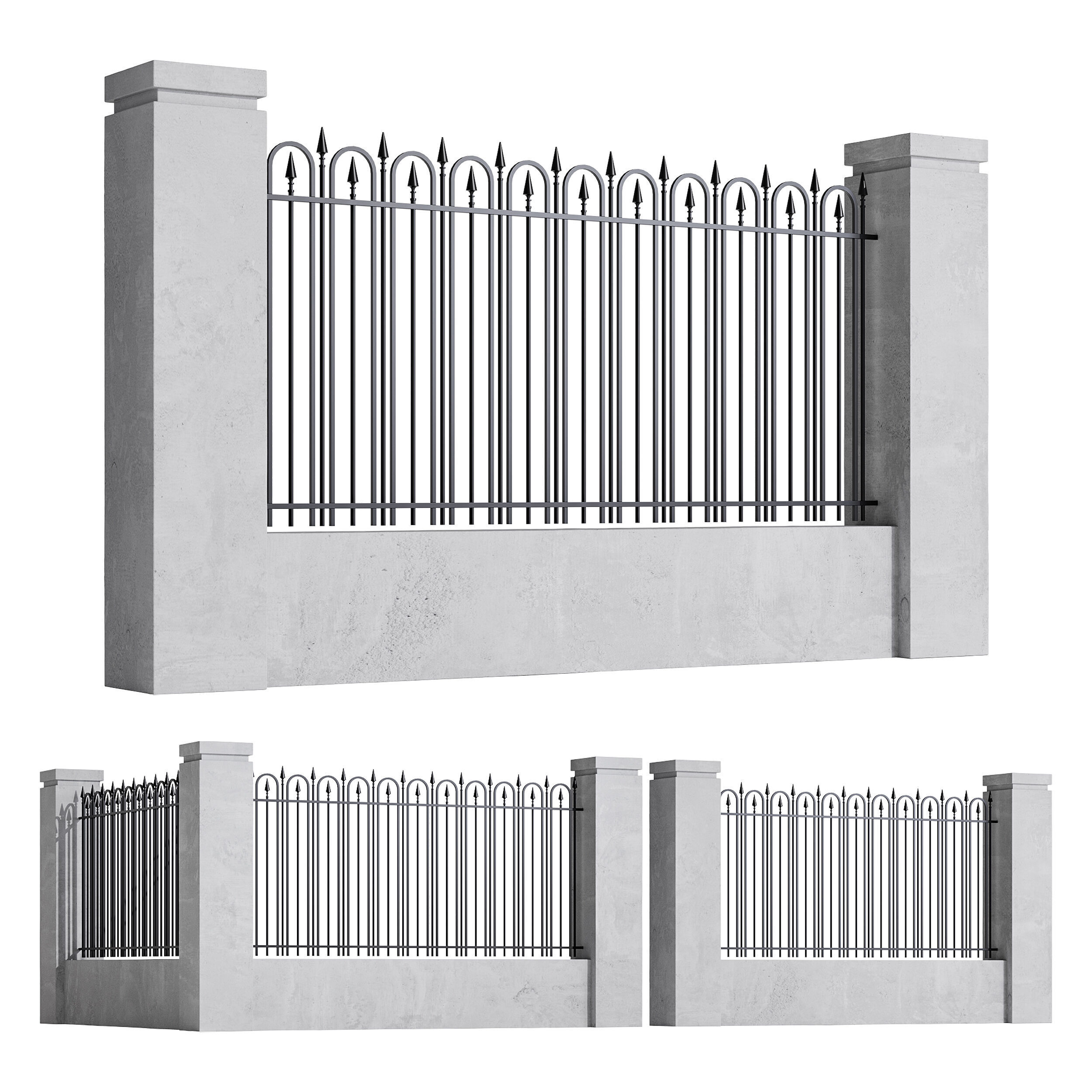 Fencing 24 3D model_1