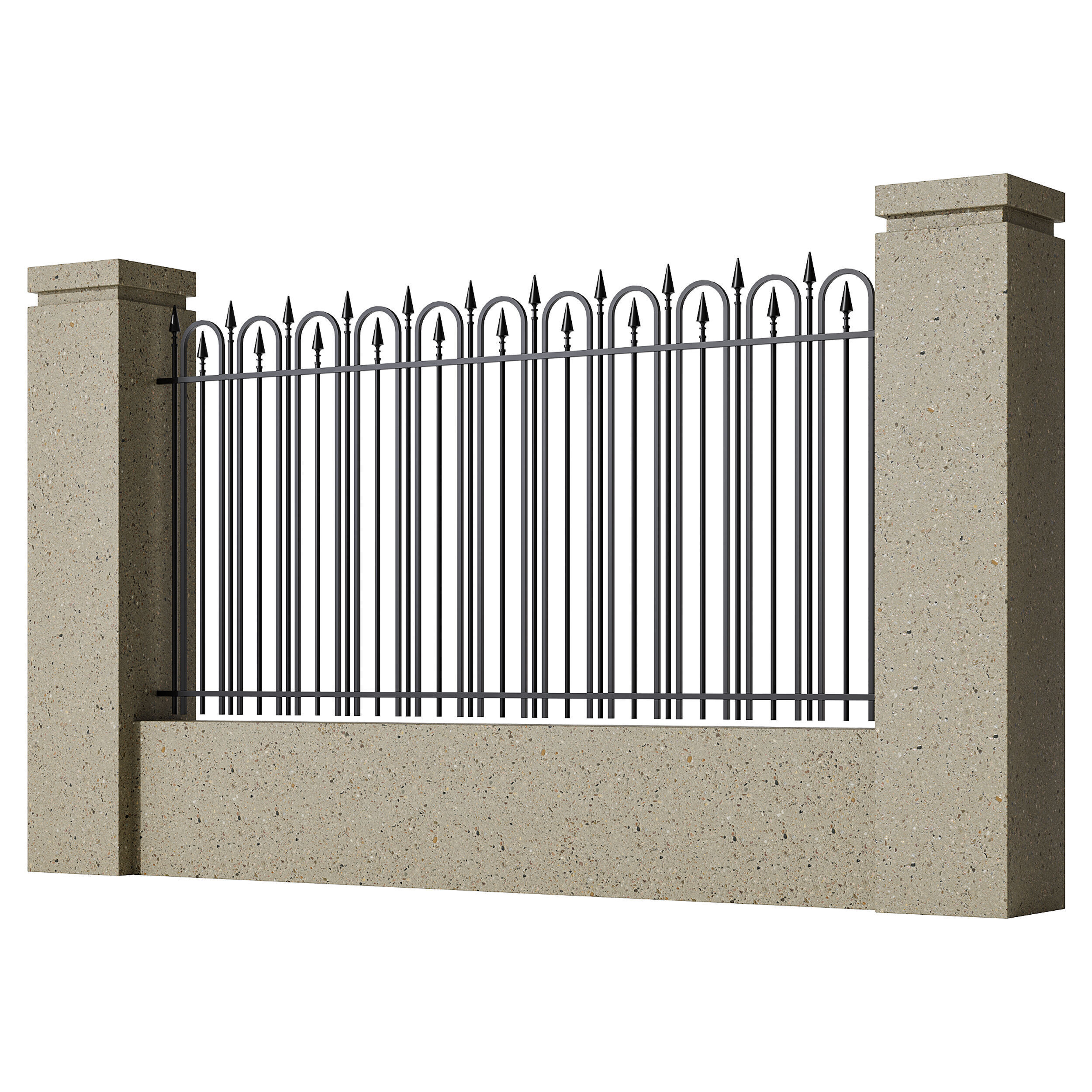 Fencing 24 3D model_11