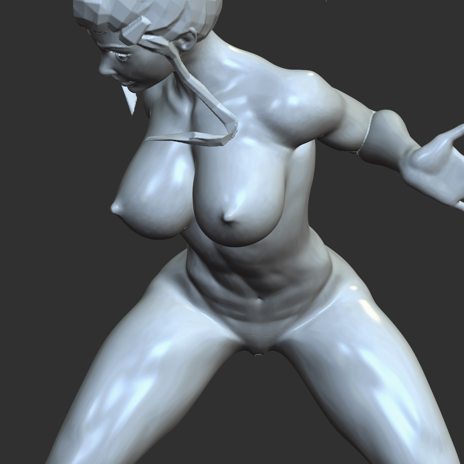 sexy girl playing with herself 3D print model_3