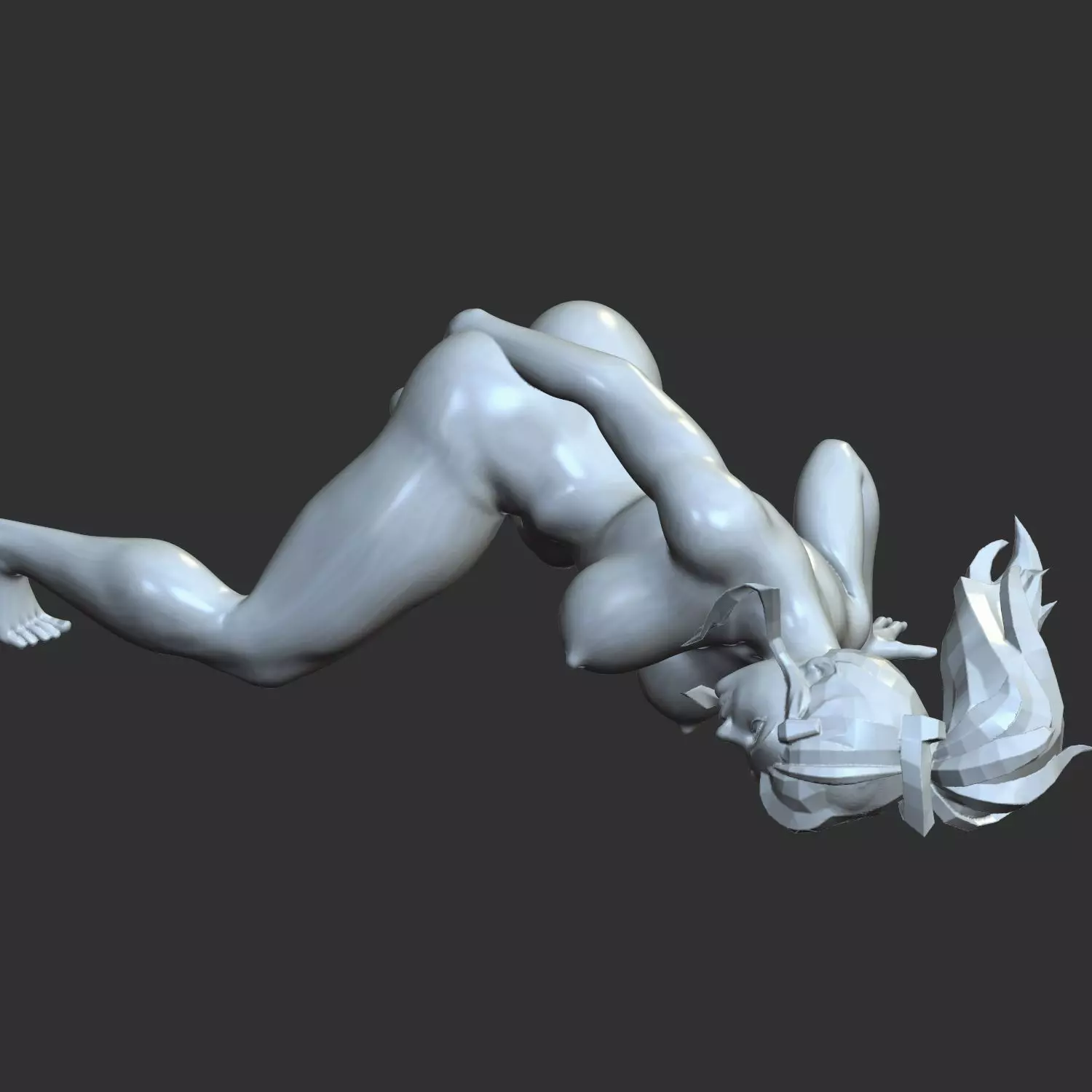 sexy girl playing with herself 3D print model_0