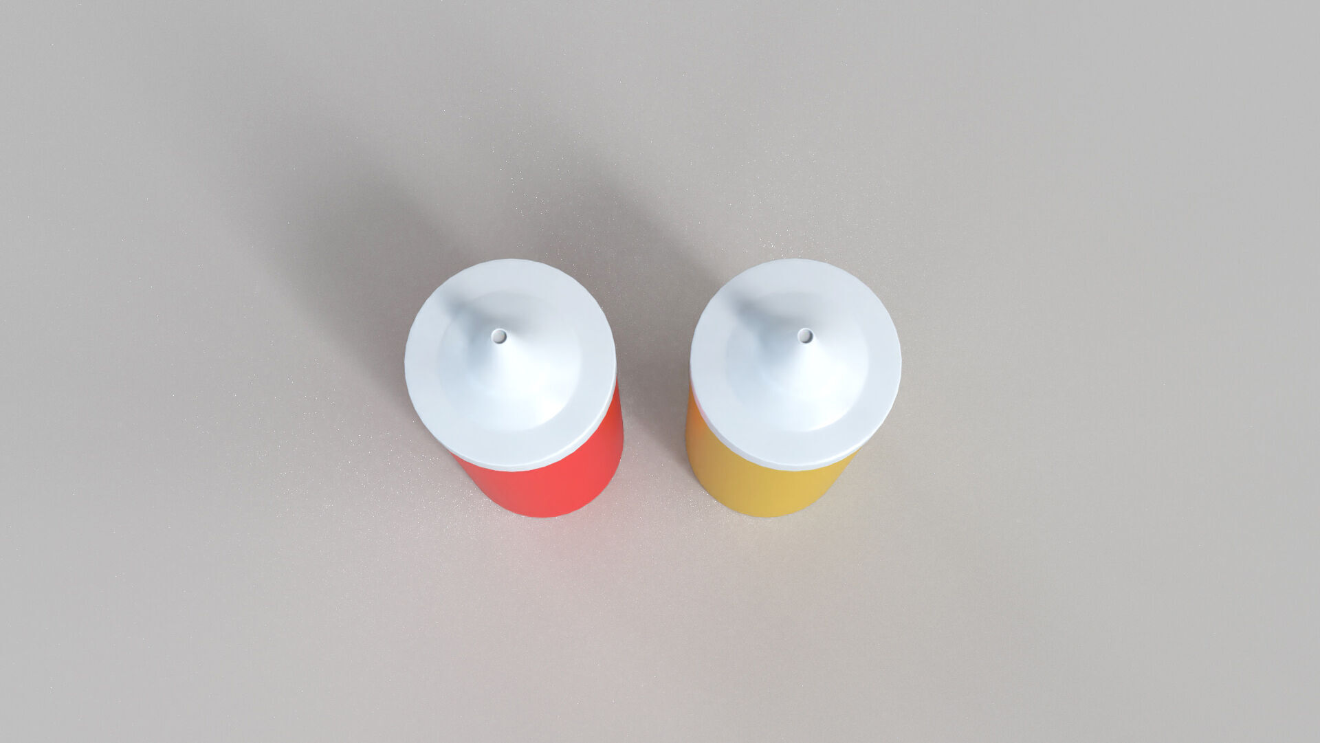 Low-Poly Sauce Bottle Low-poly 3D model_4