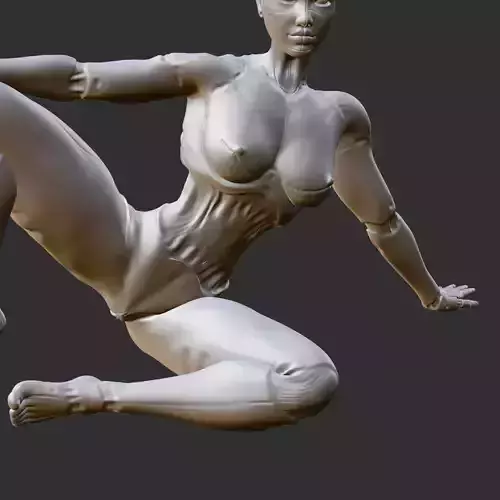 Naughty Anime Maid NSFW Erotic 3D Print STL