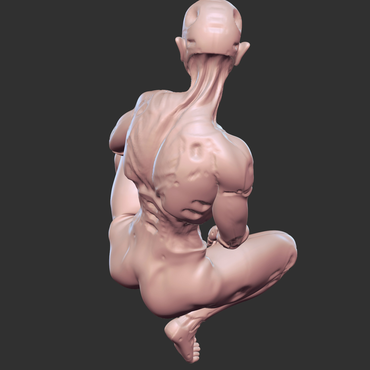 Lewd Robotic Waifu with Cybernetic Body STL 3D print model_2