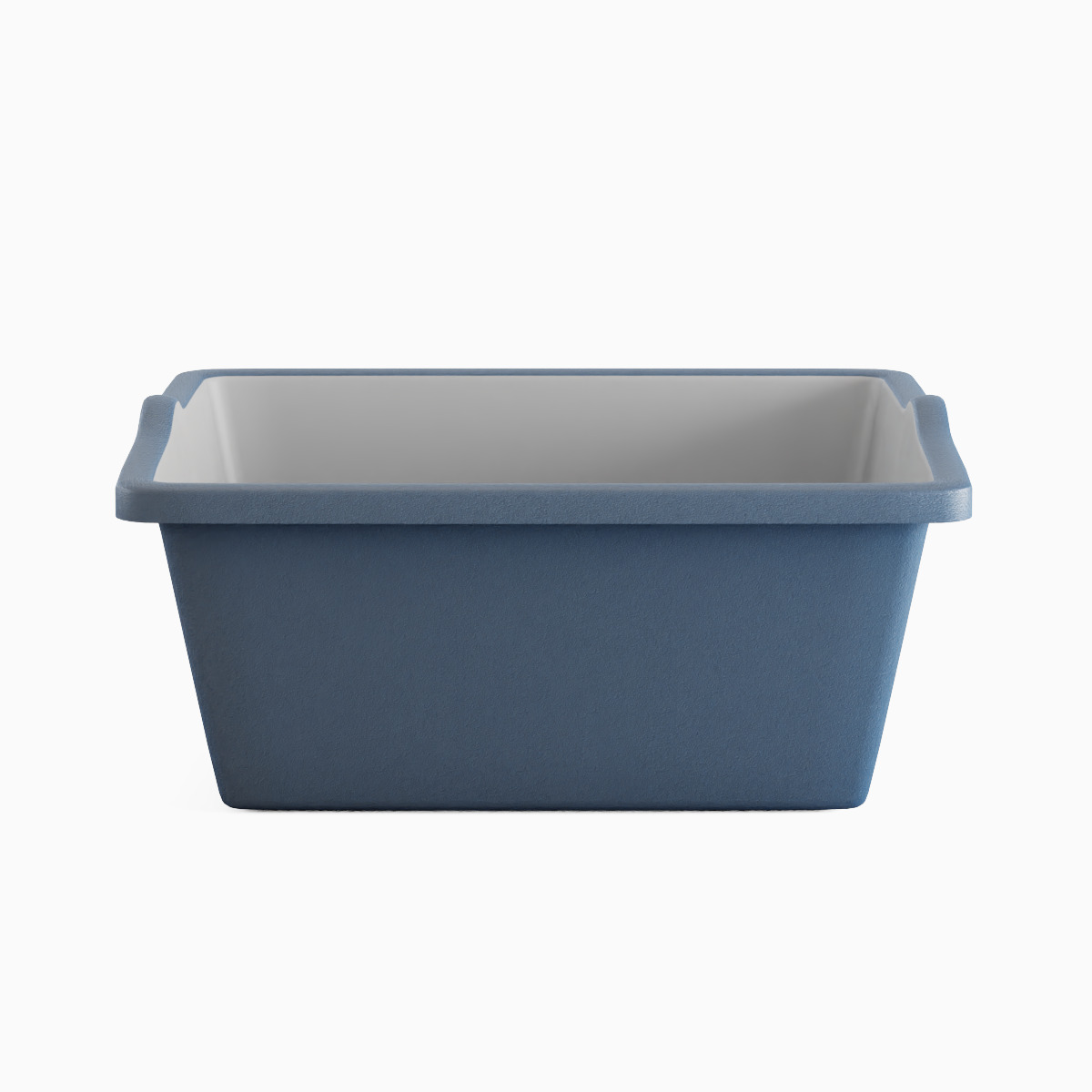 Simple Plastic Wash Basin C Set Low-poly 3D model_2