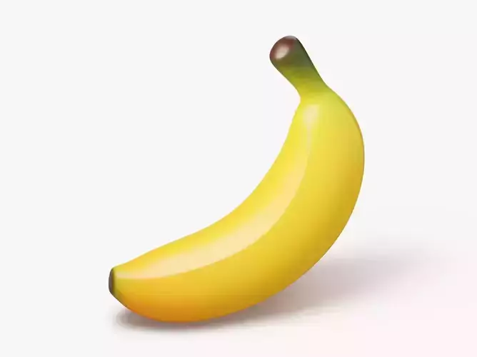 Banana Fruit Stylized 3D model