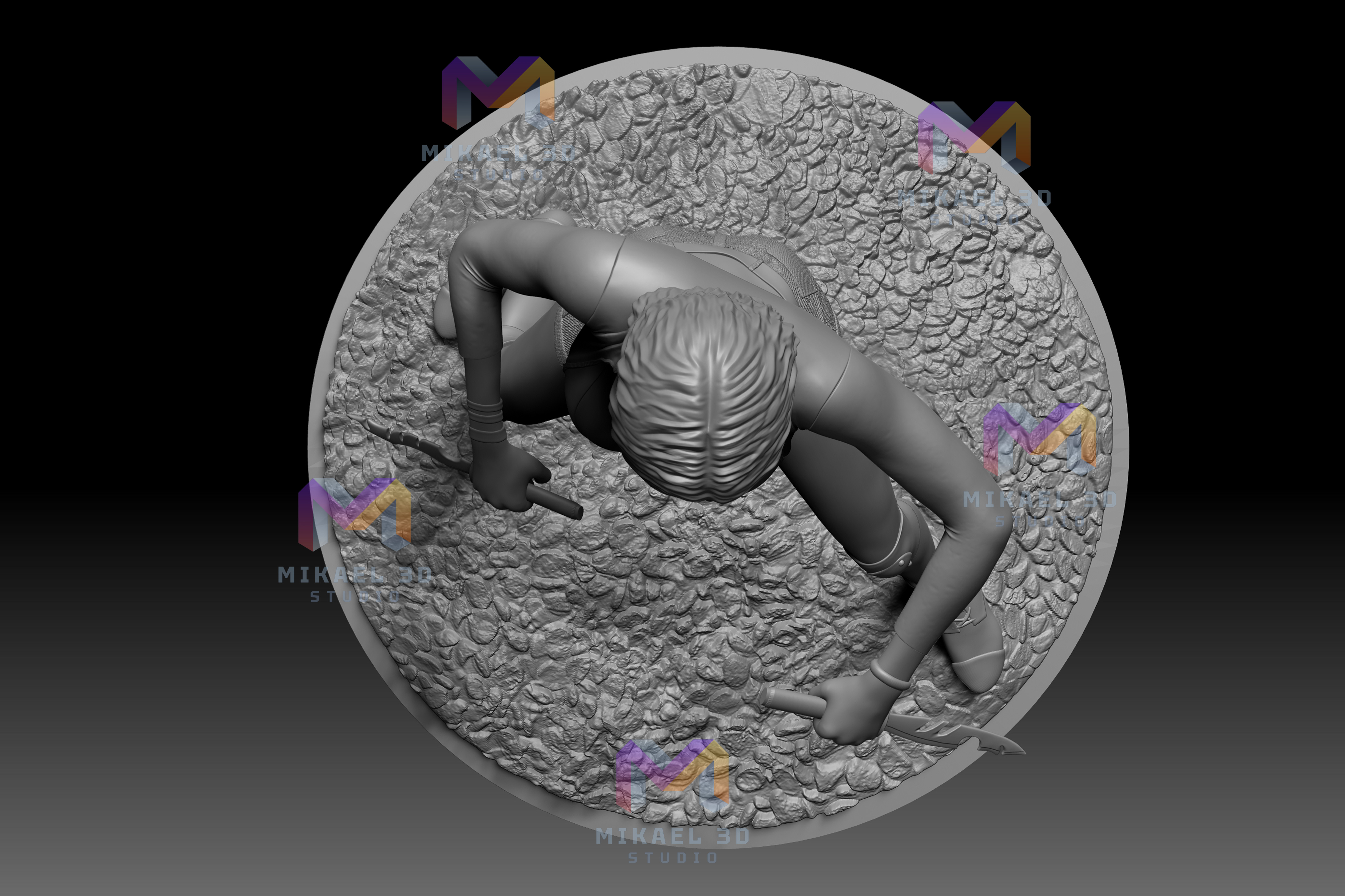 Weaponiser Woman 3D print model_9