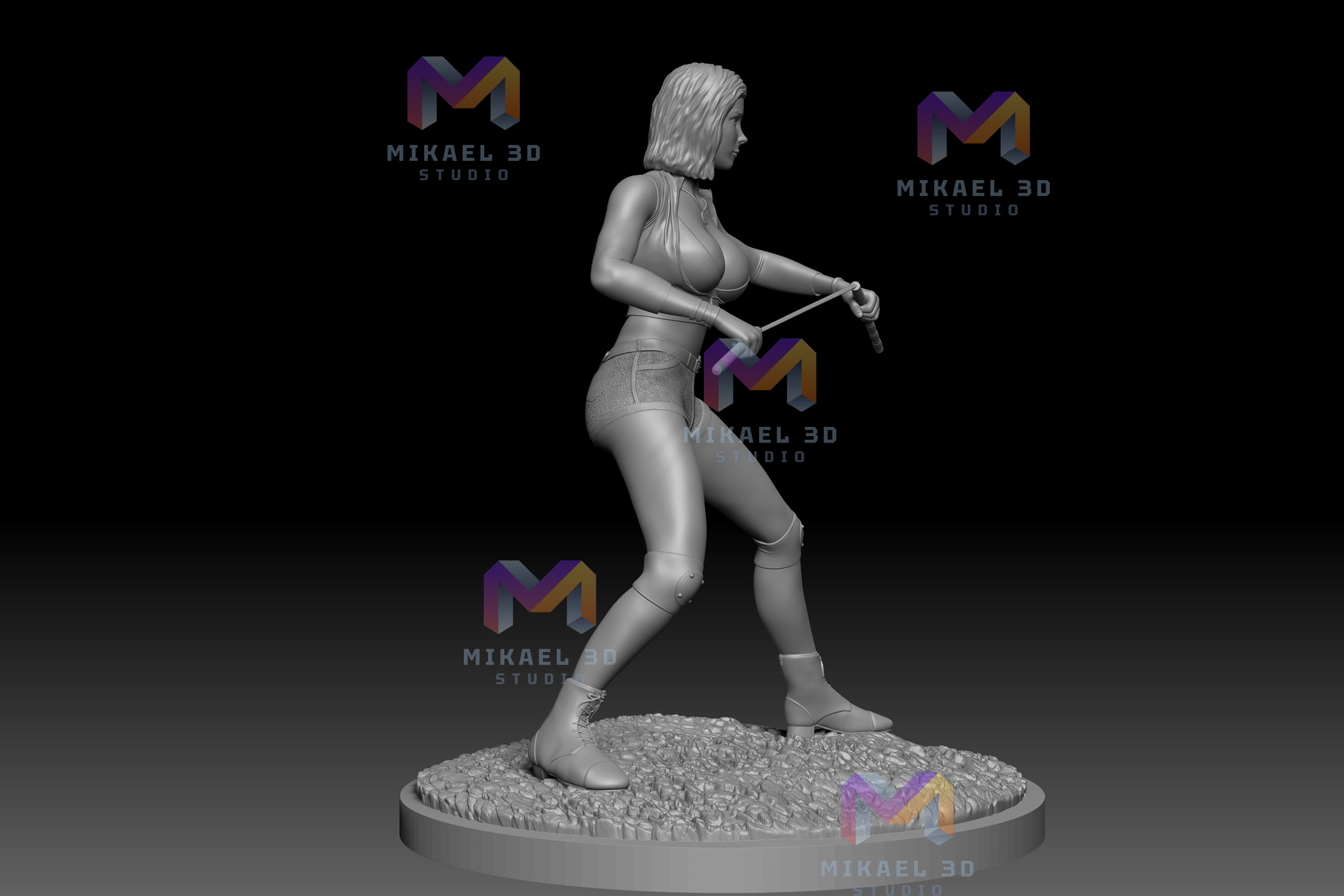 Weaponiser Woman 3D print model_10