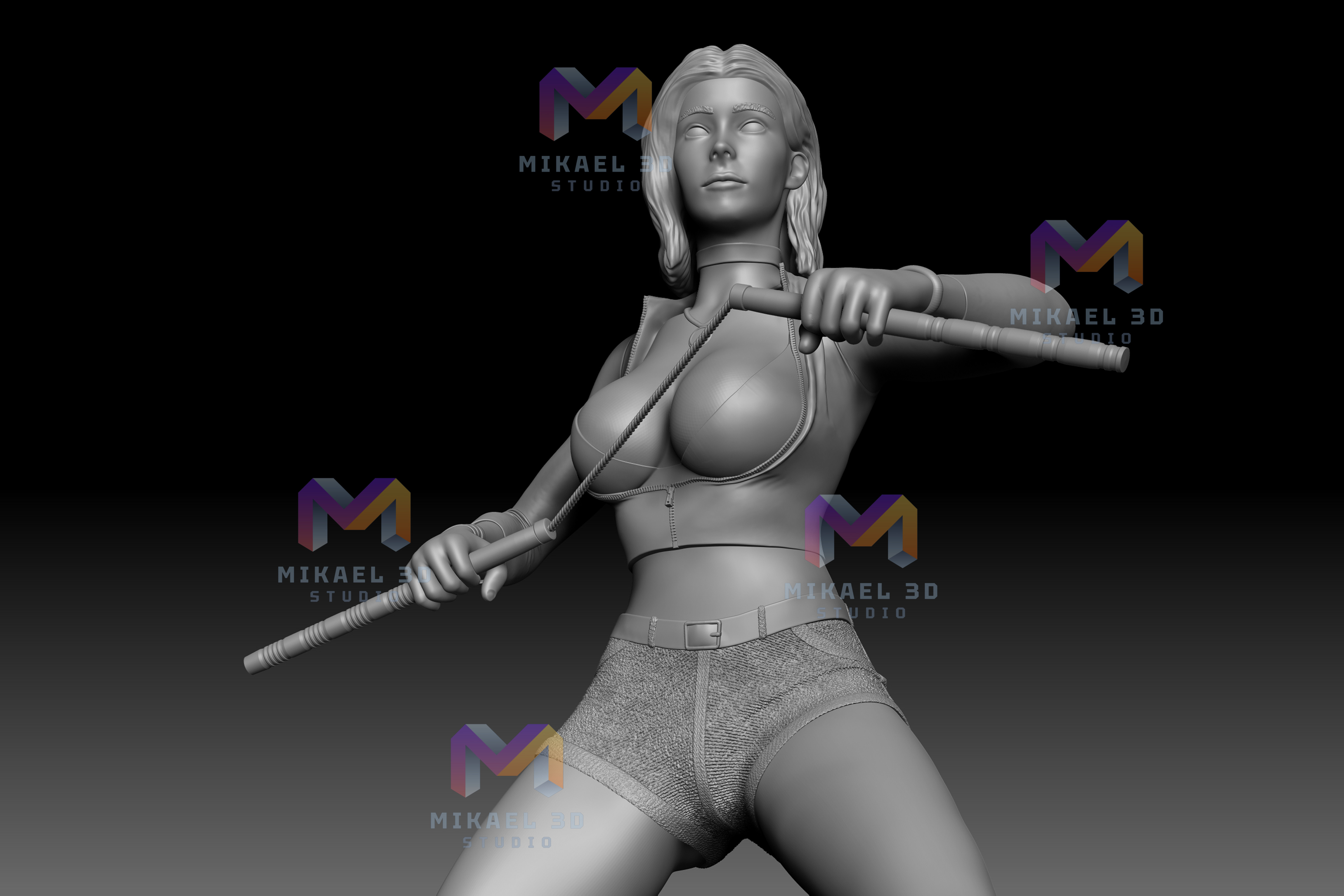 Weaponiser Woman 3D print model_8