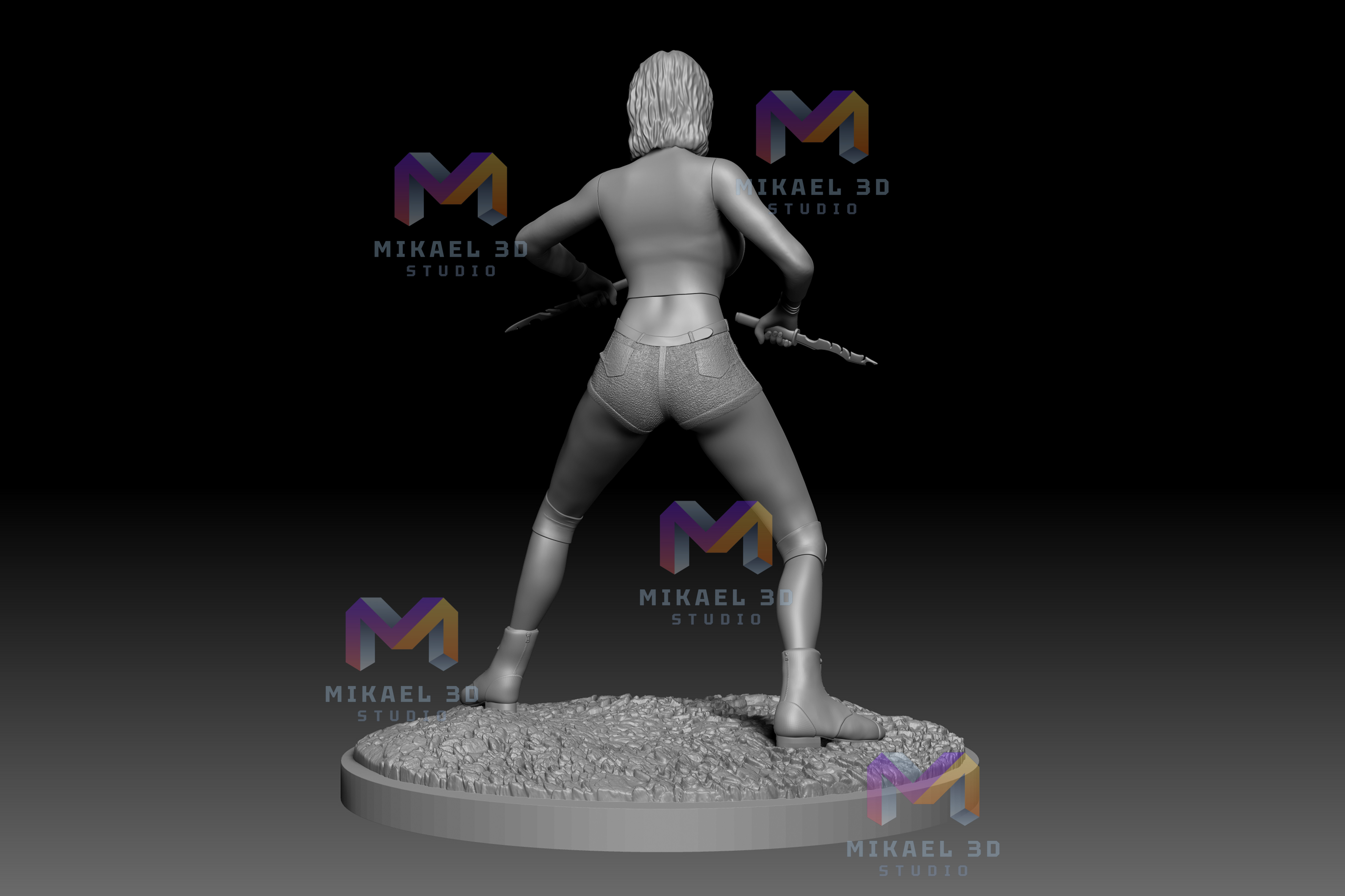 Weaponiser Woman 3D print model_13