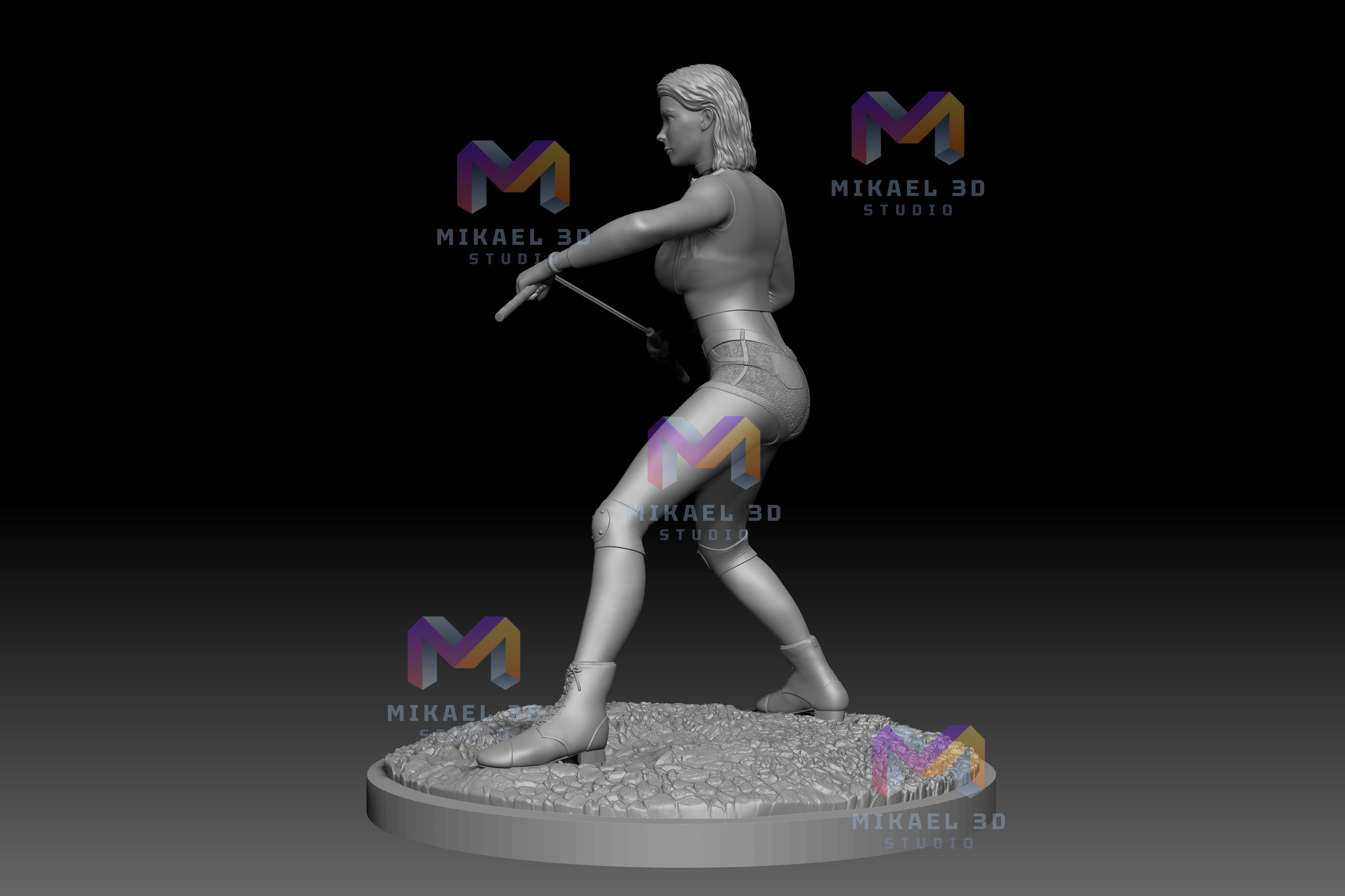 Weaponiser Woman 3D print model_12