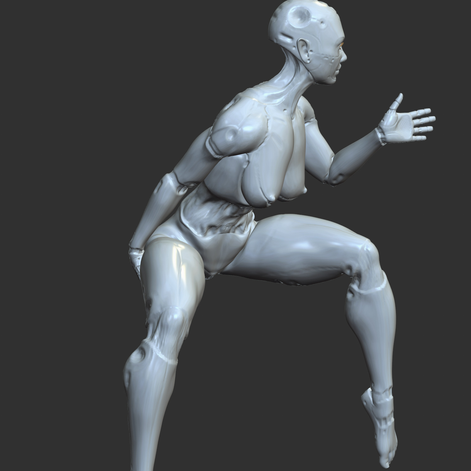 Erotic AI Girl NSFW 3D Print Model for Collectors 3D print model_4