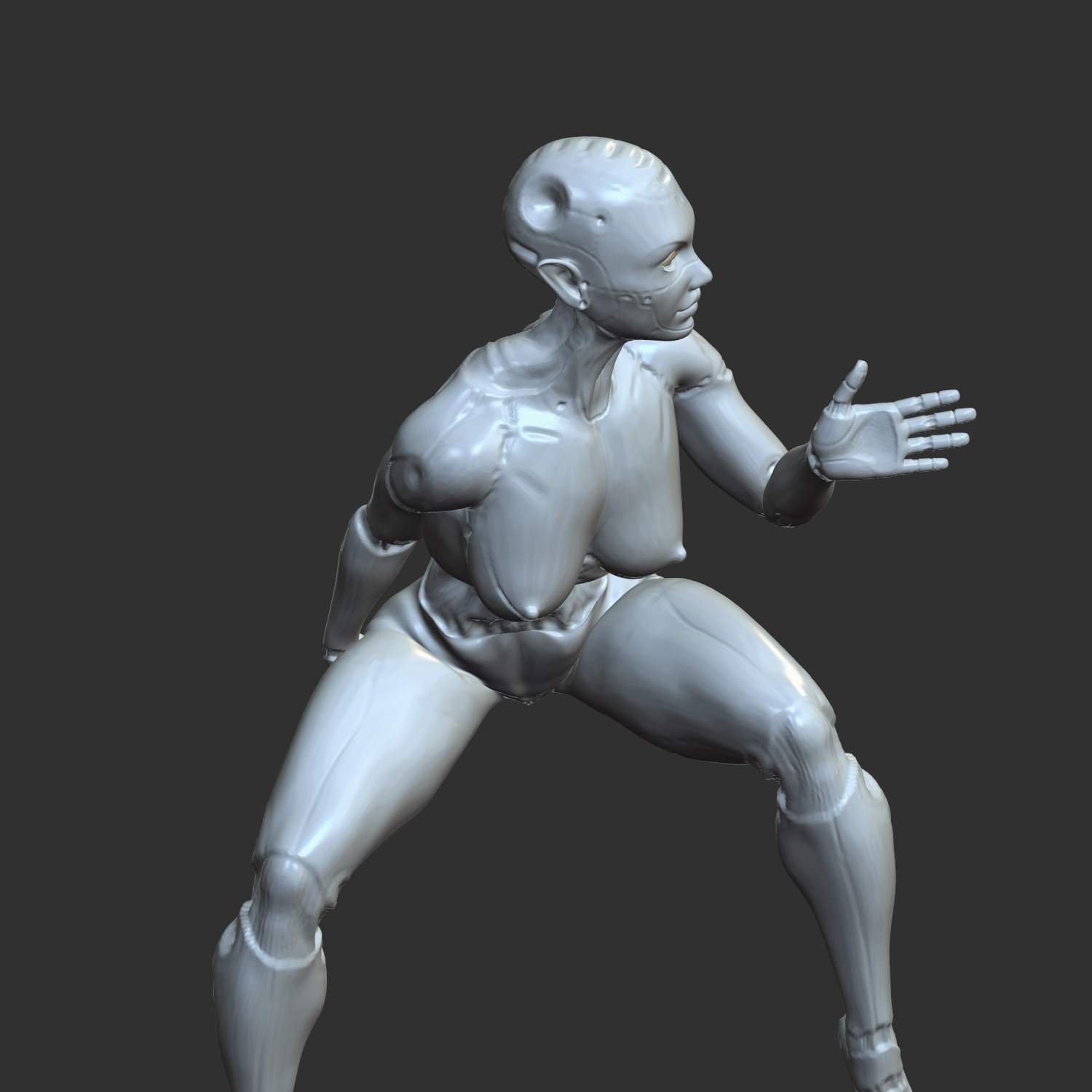 Erotic AI Girl NSFW 3D Print Model for Collectors 3D print model_5