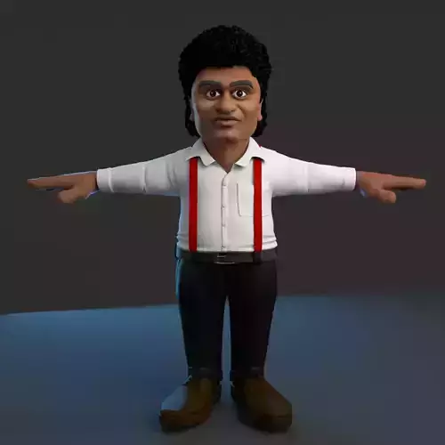 Johny Liver 3d Model low poly 3D model